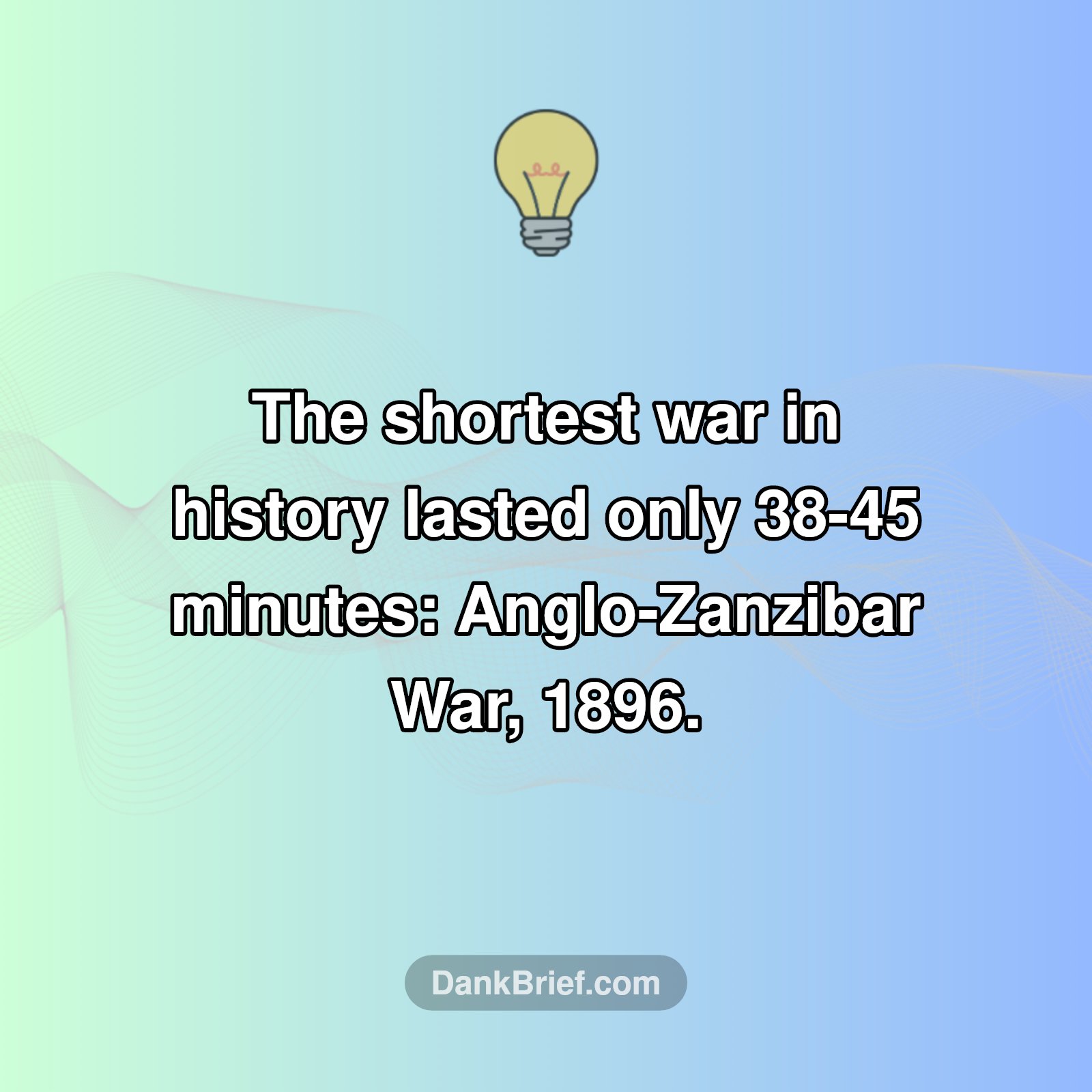 The Fastest War EVER?!