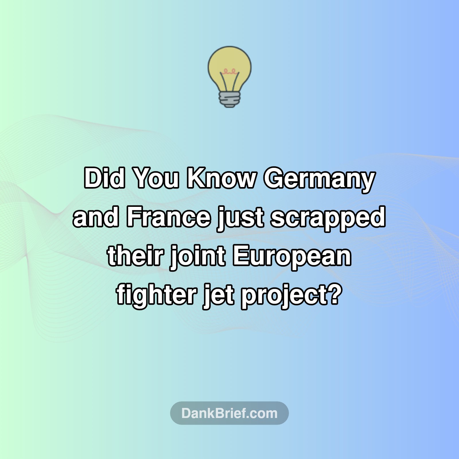 European Defense Shockwave!