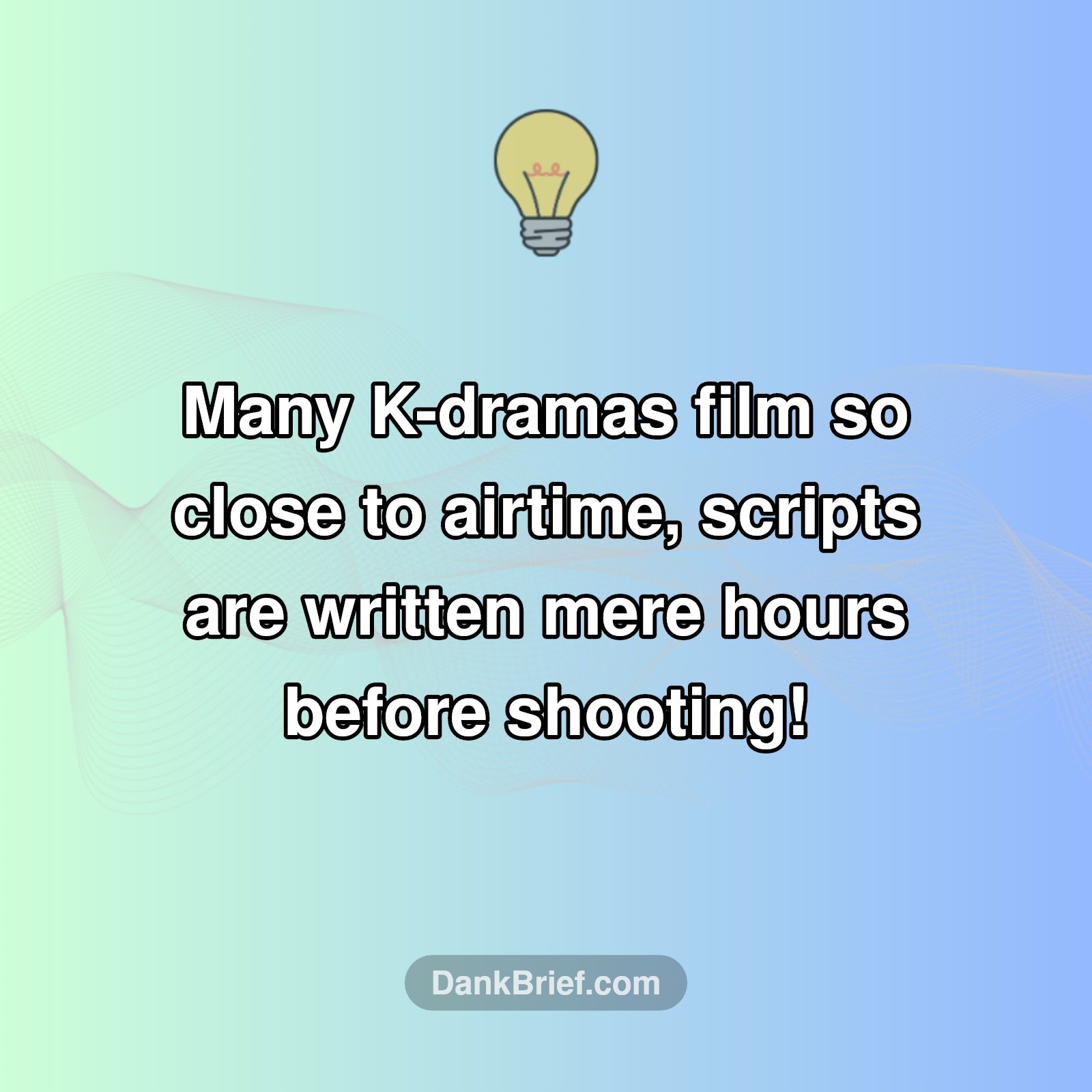 K-DRAMA PRODUCTION SHOCKER!