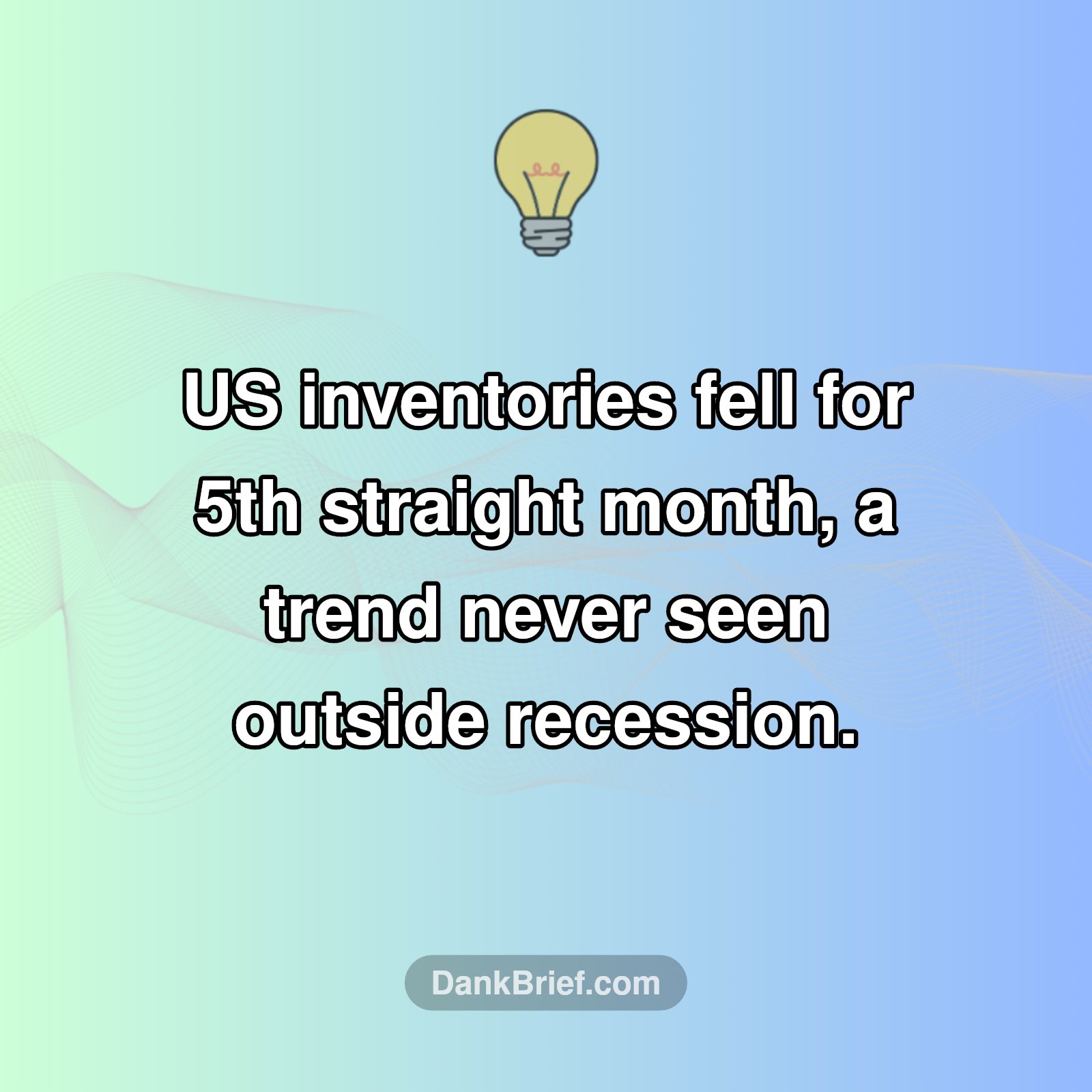 US Economy's Wild Inventory Trend!