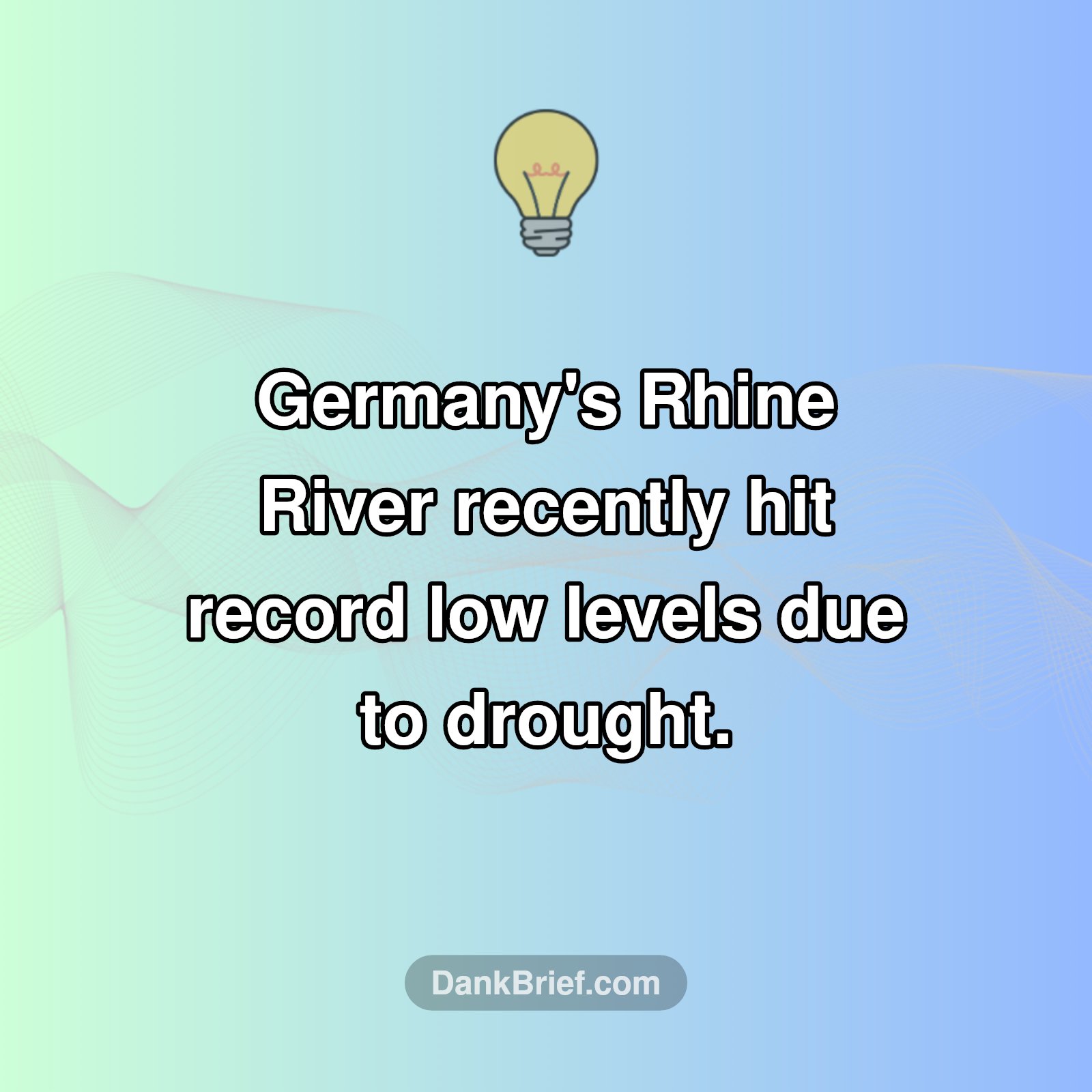 Drought's Grip on Germany's Lifeline