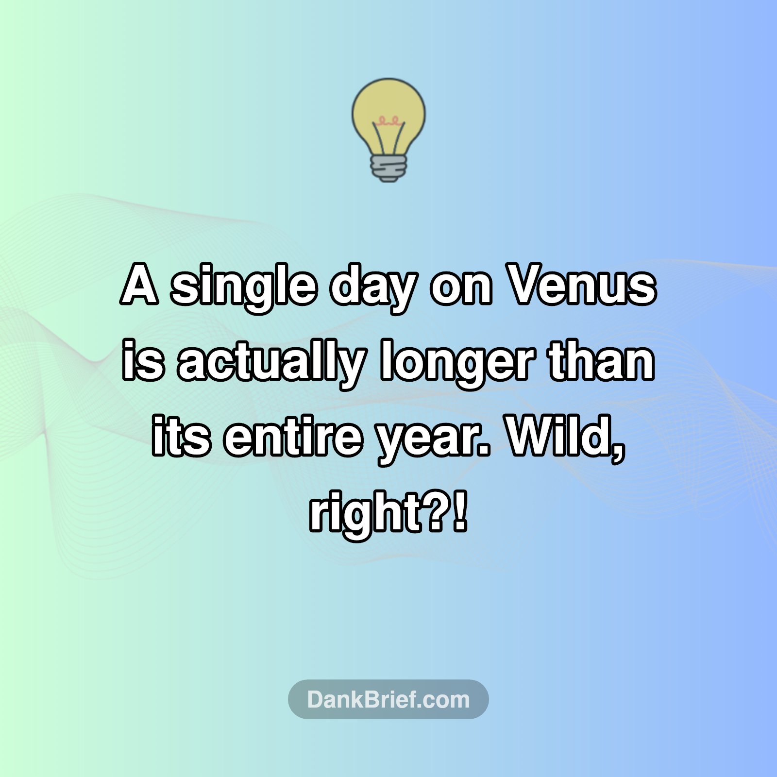 Mind-Bending Planet Fact!