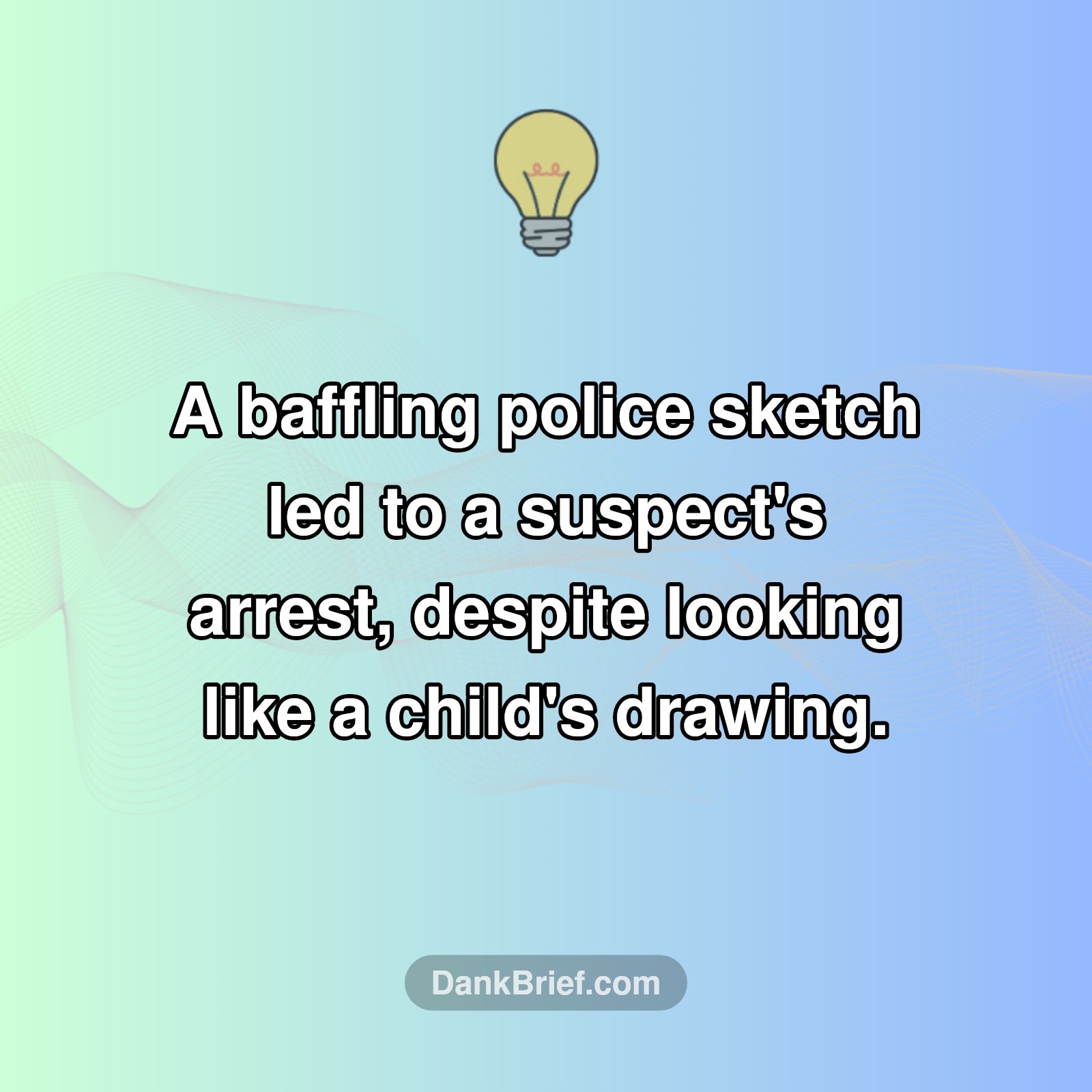 Hilarious Crime Solved: The Sketch That Shouldn't Have Worked