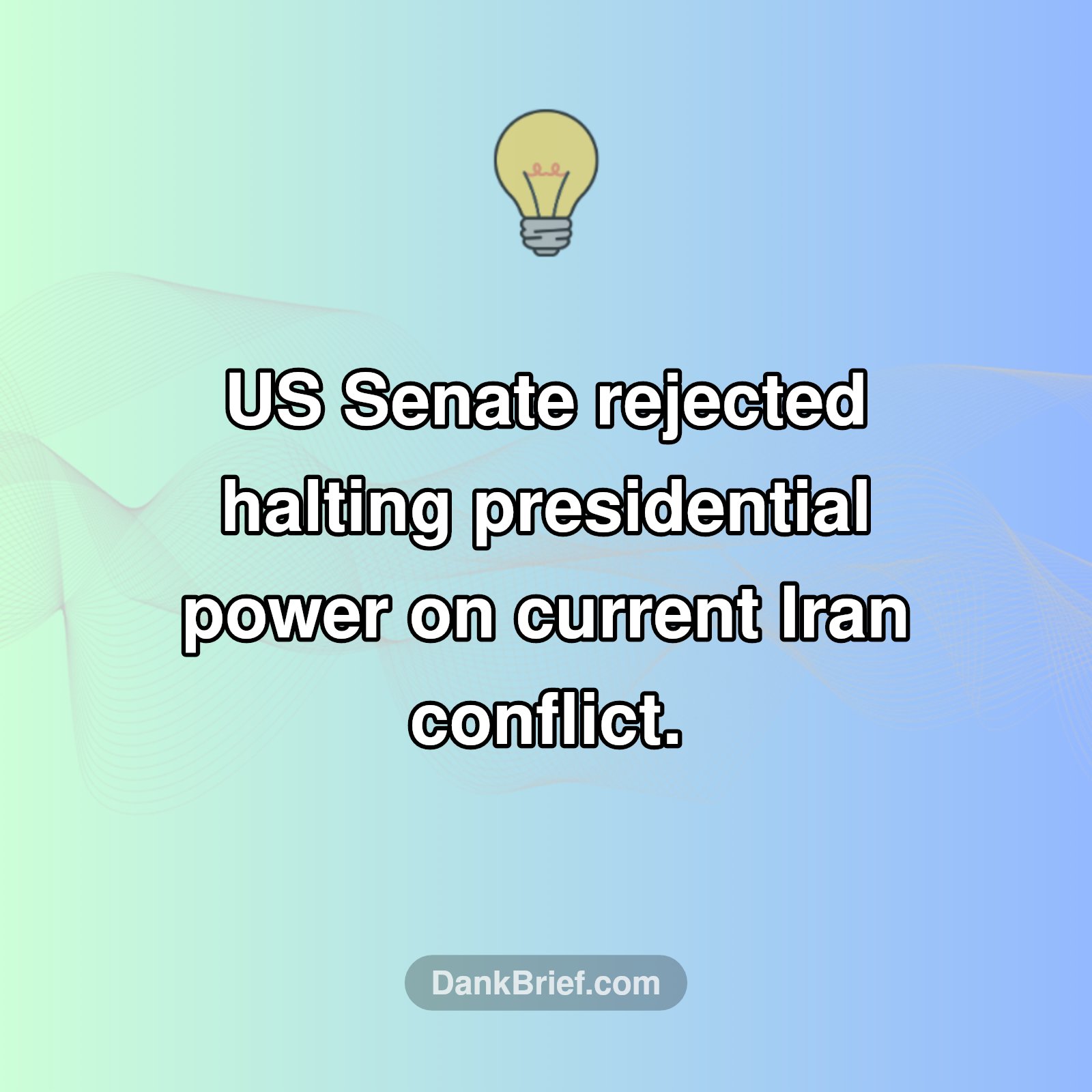 Senate's Iran War Powers Vote