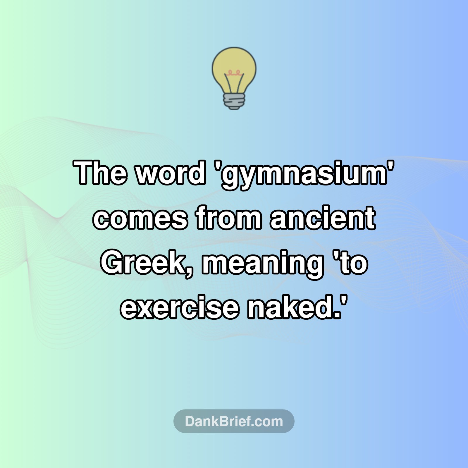 Your Gym's Nude Past