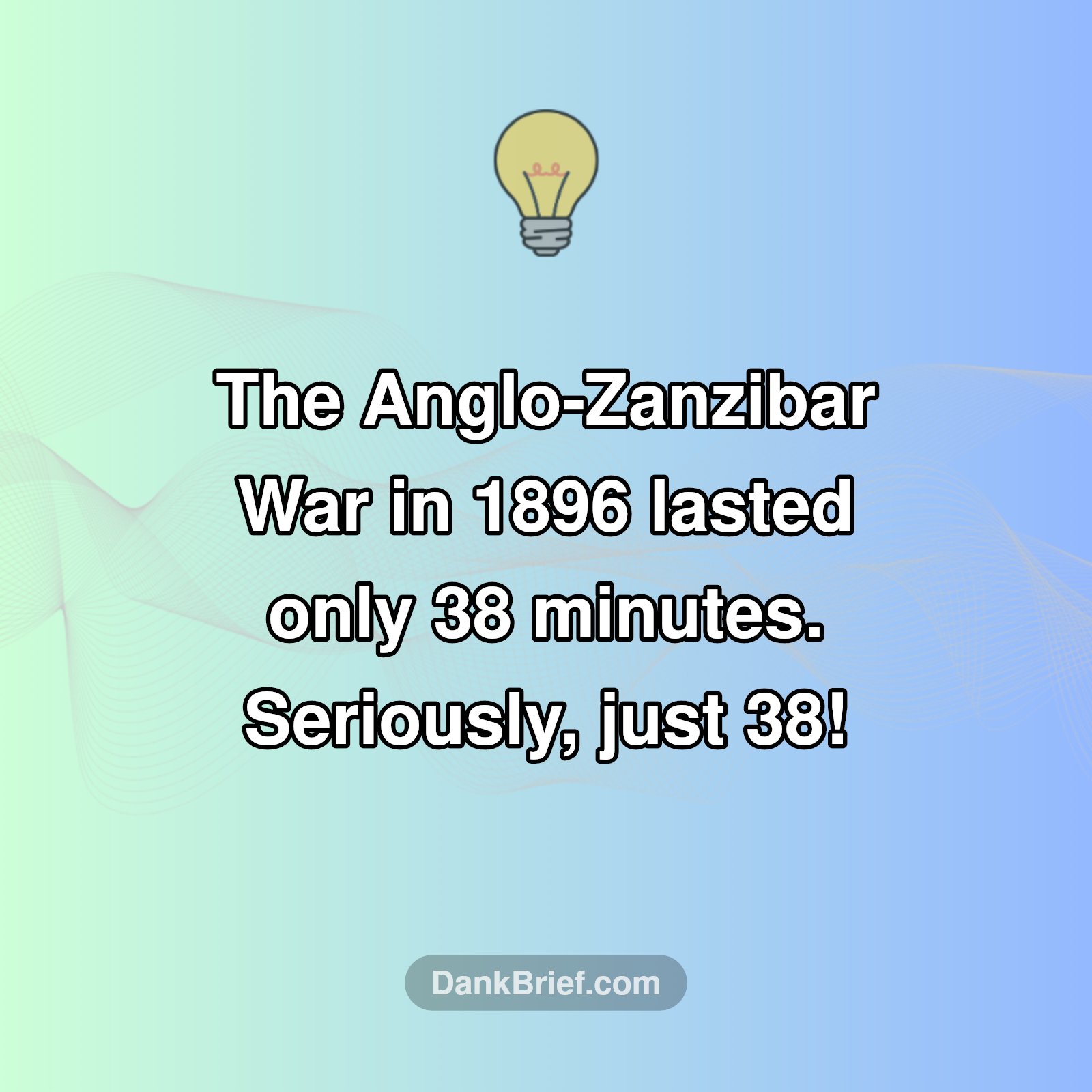 The SHORTEST War EVER?!