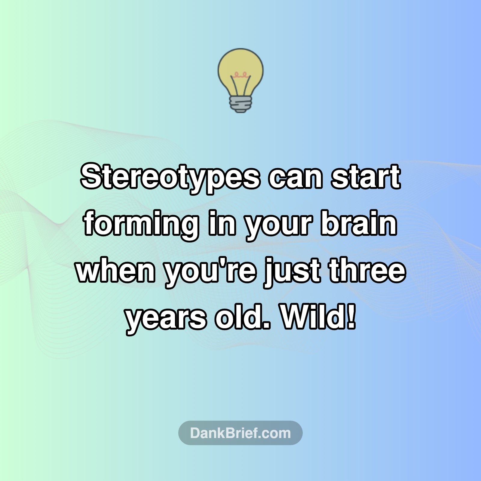 🤯 Stereotypes Start SO Early?!