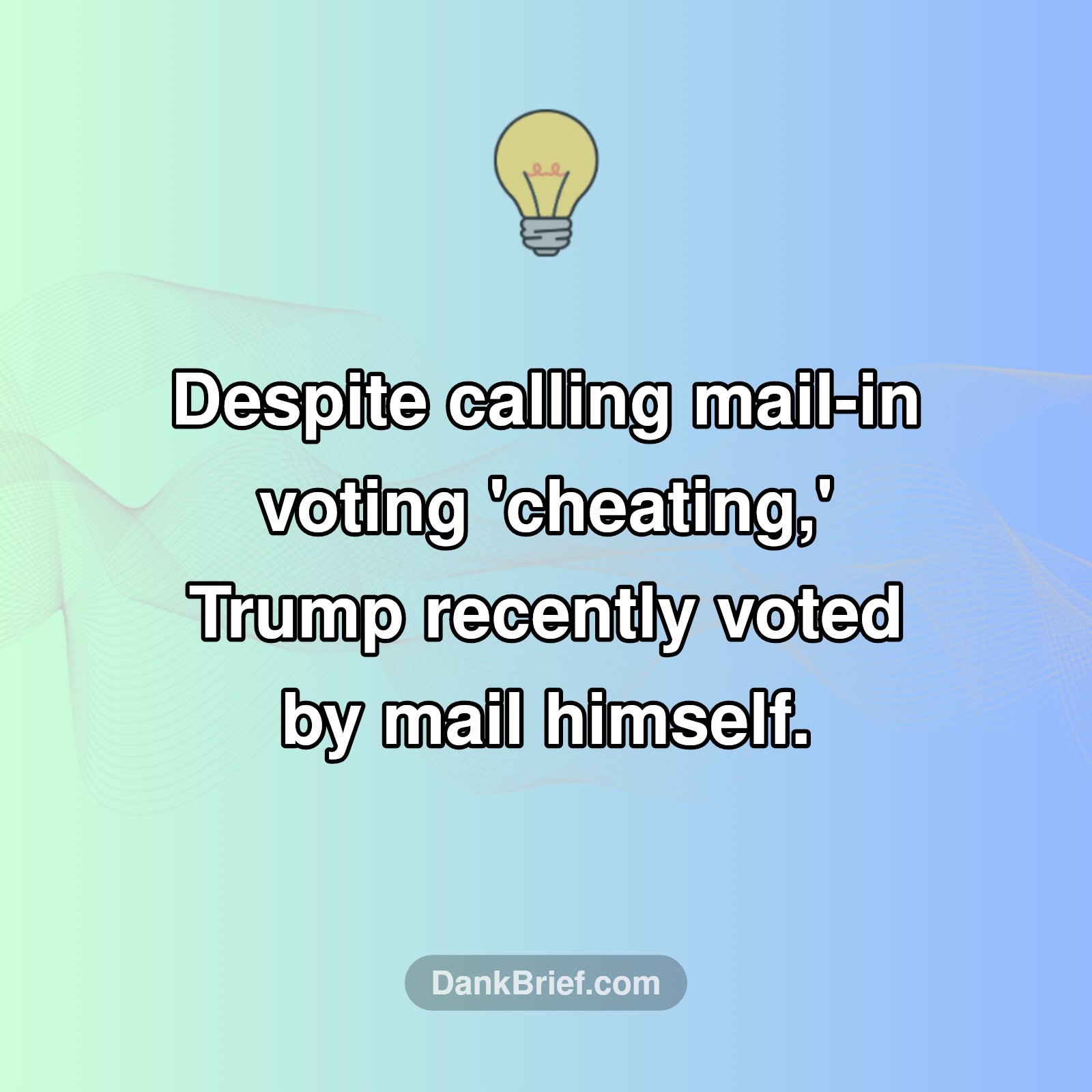 Political Irony: Voting Habits