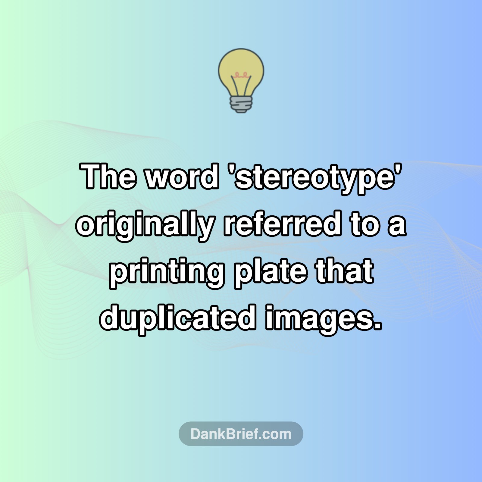 Mind Blown: Where 'Stereotype' Really Came From!