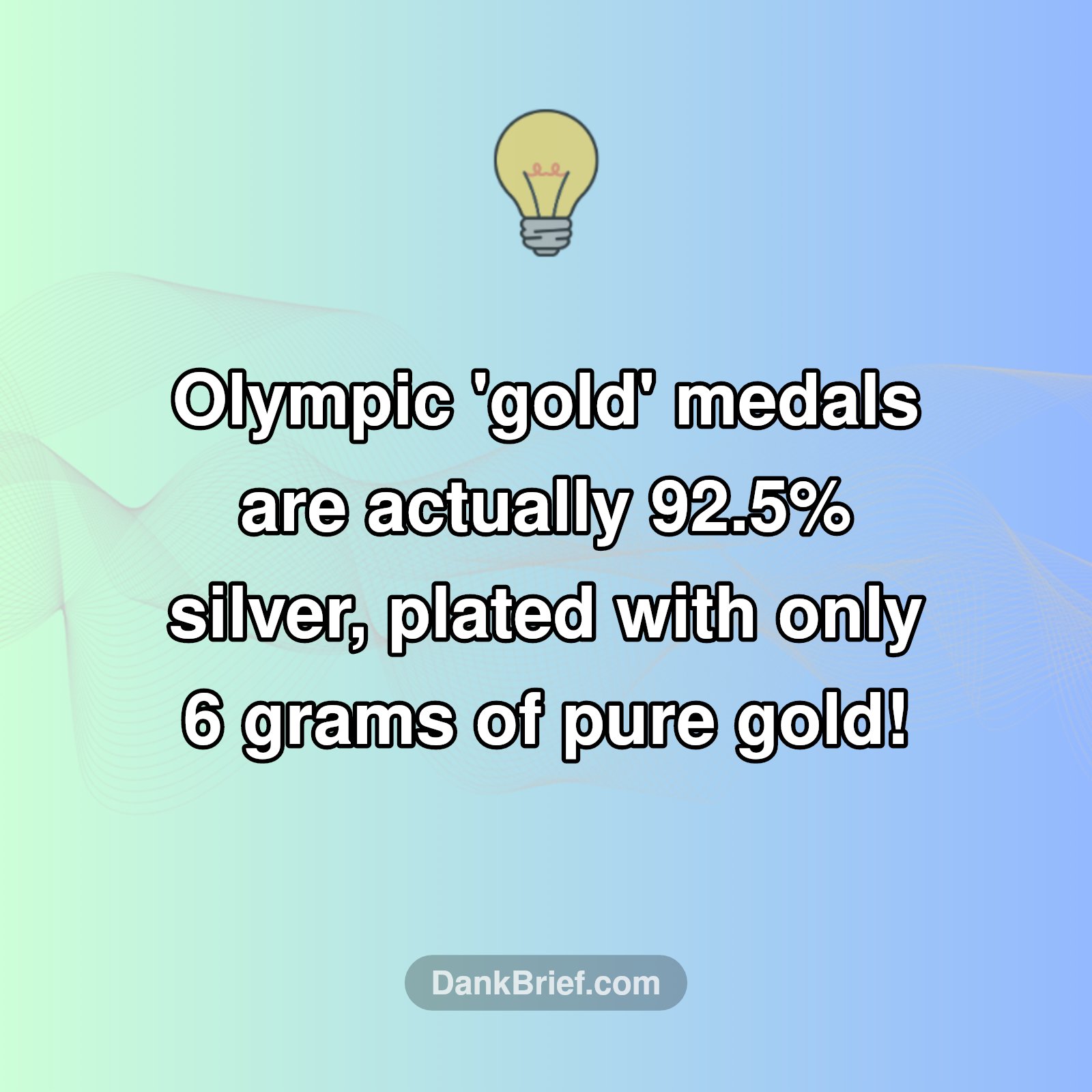 Your 'Gold' Medal Is Mostly... Silver?!