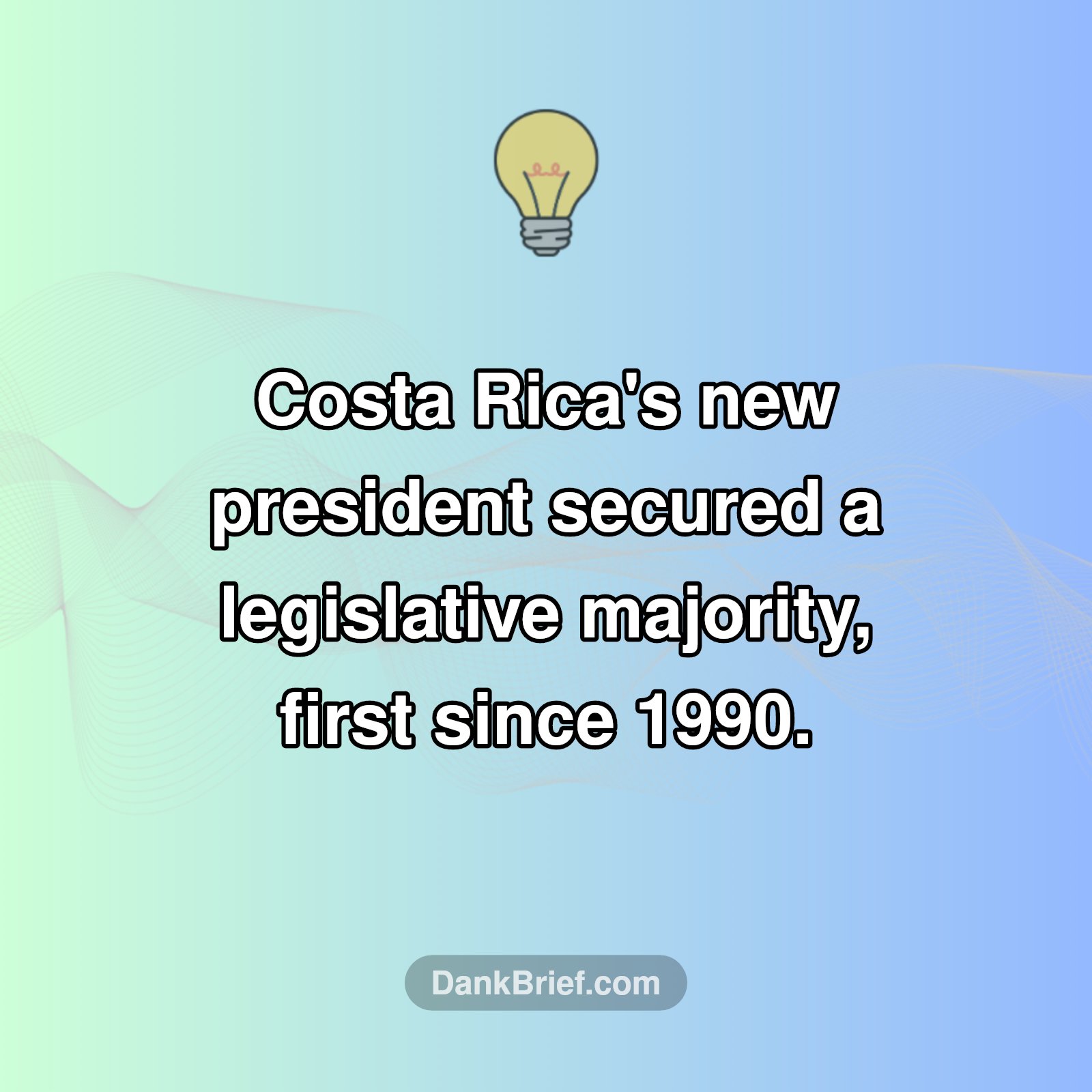 Unprecedented Mandate in Costa Rica!