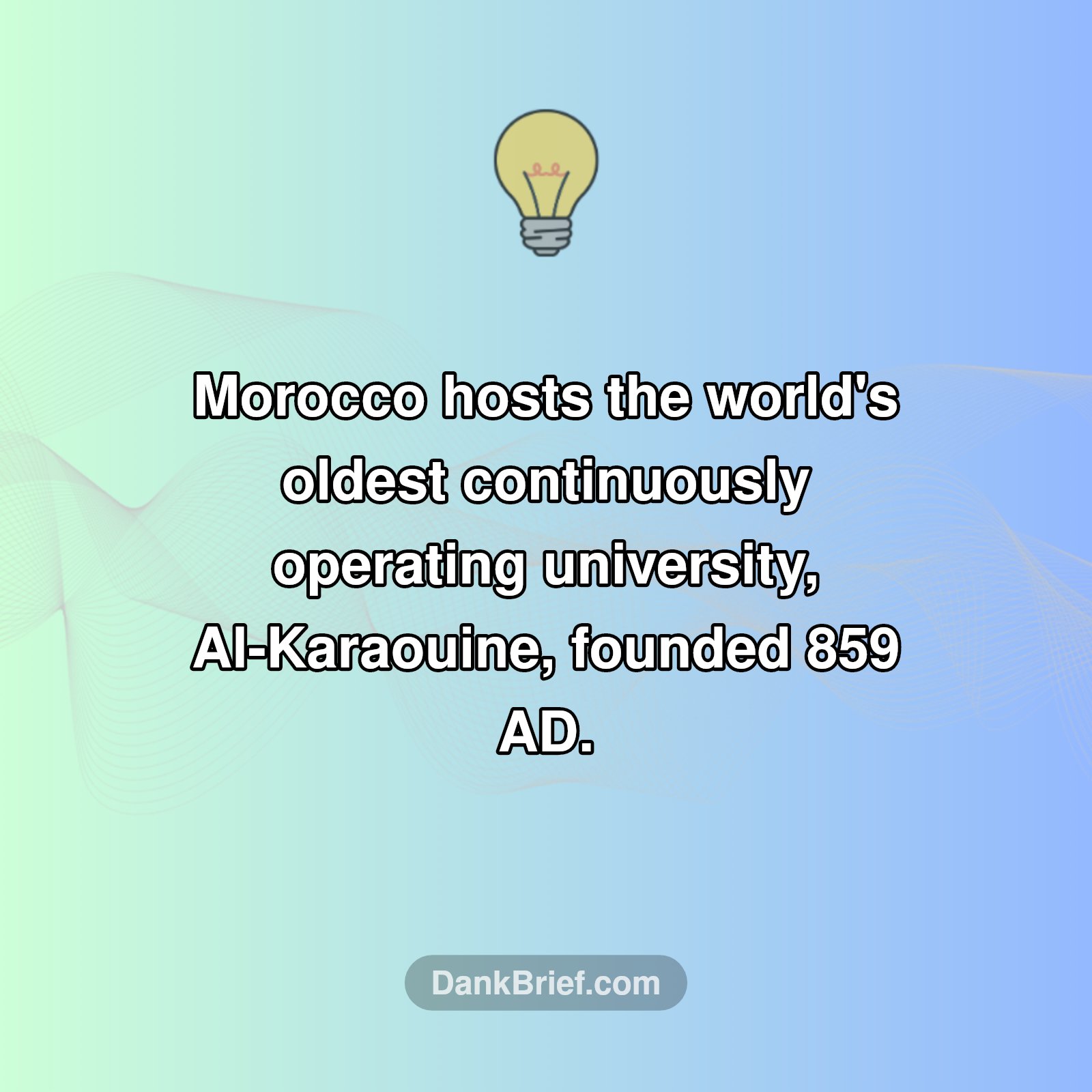 Morocco: Home to the OG University!