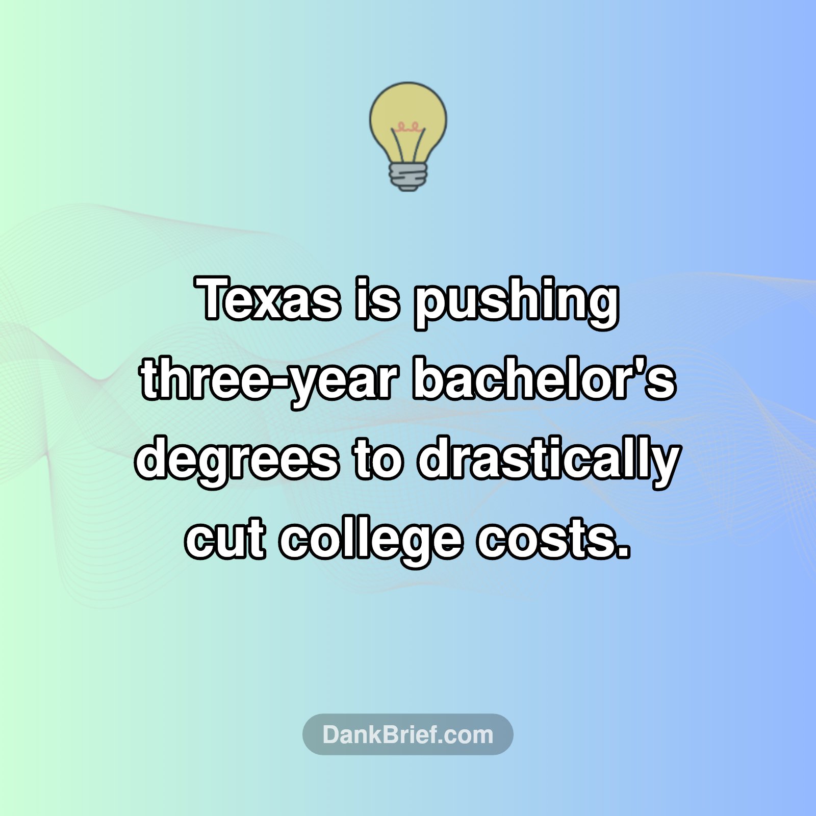 Mind Blown: Texas's 3-Year Degree Plan