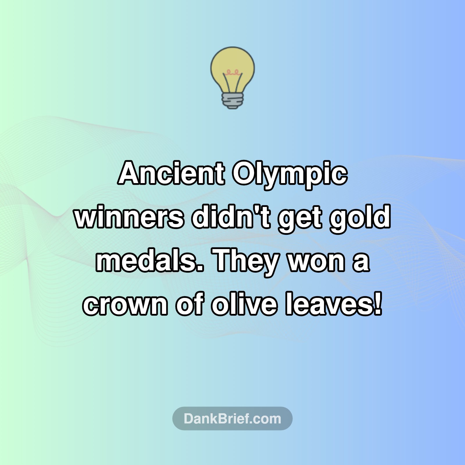 Mind-Blown Olympic Fact!