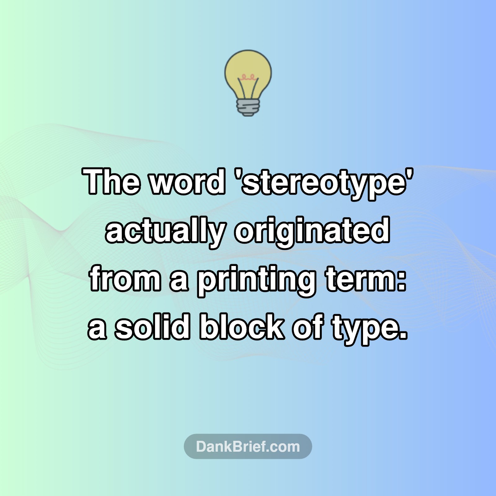 Mind Blown: Where Did The Word 'Stereotype' Come From?!