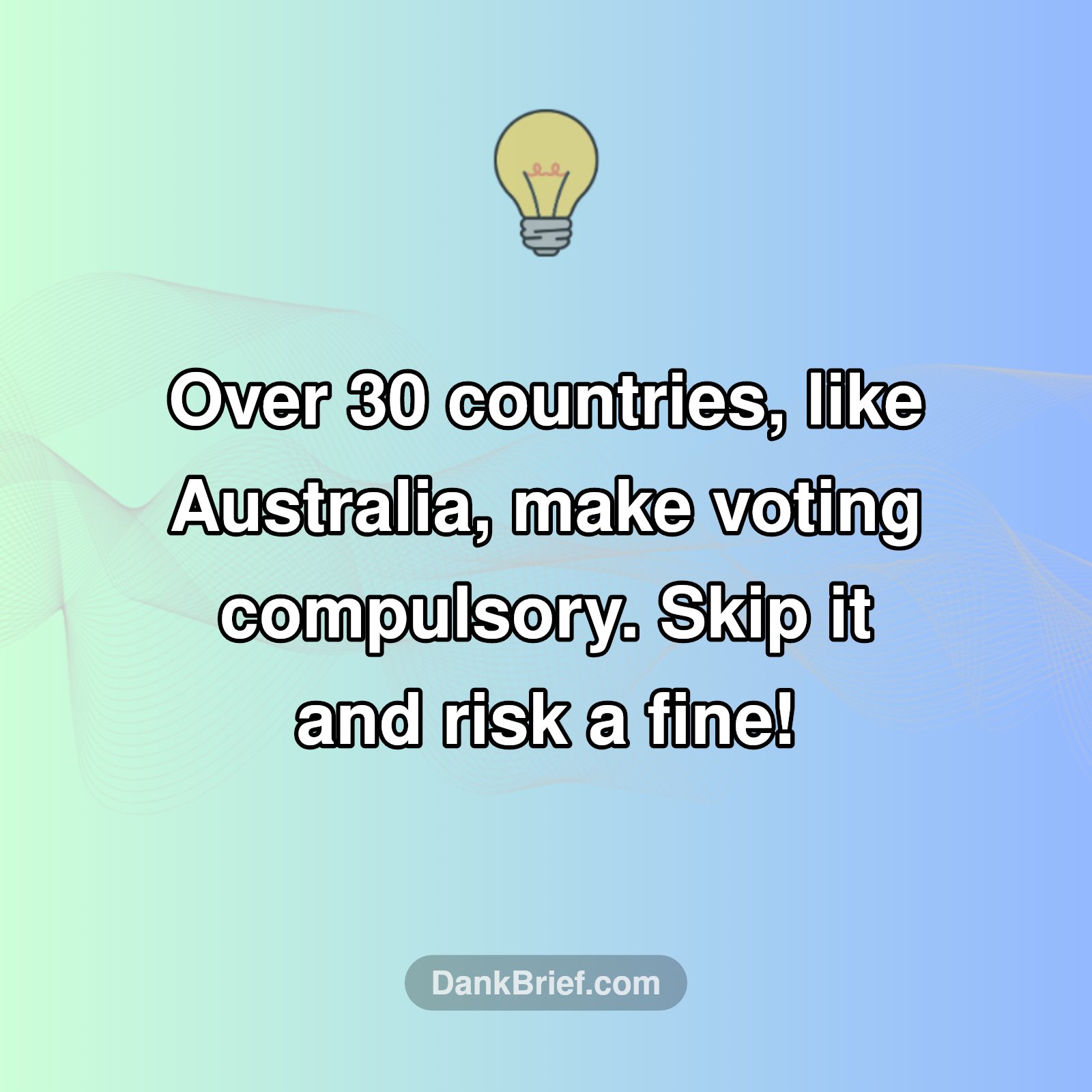 Voting: It's Not Always a Choice!