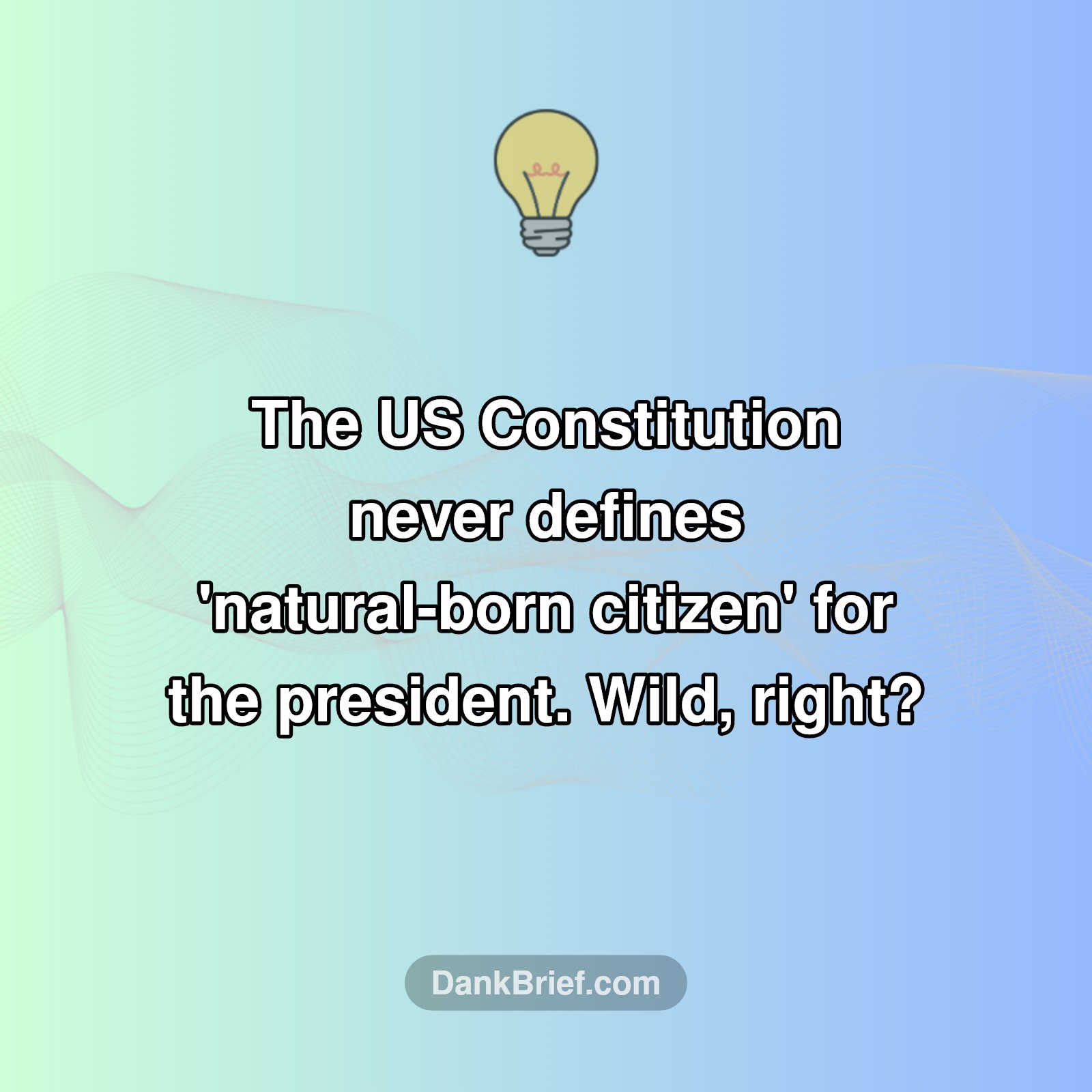 Presidential Eligibility Mystery!