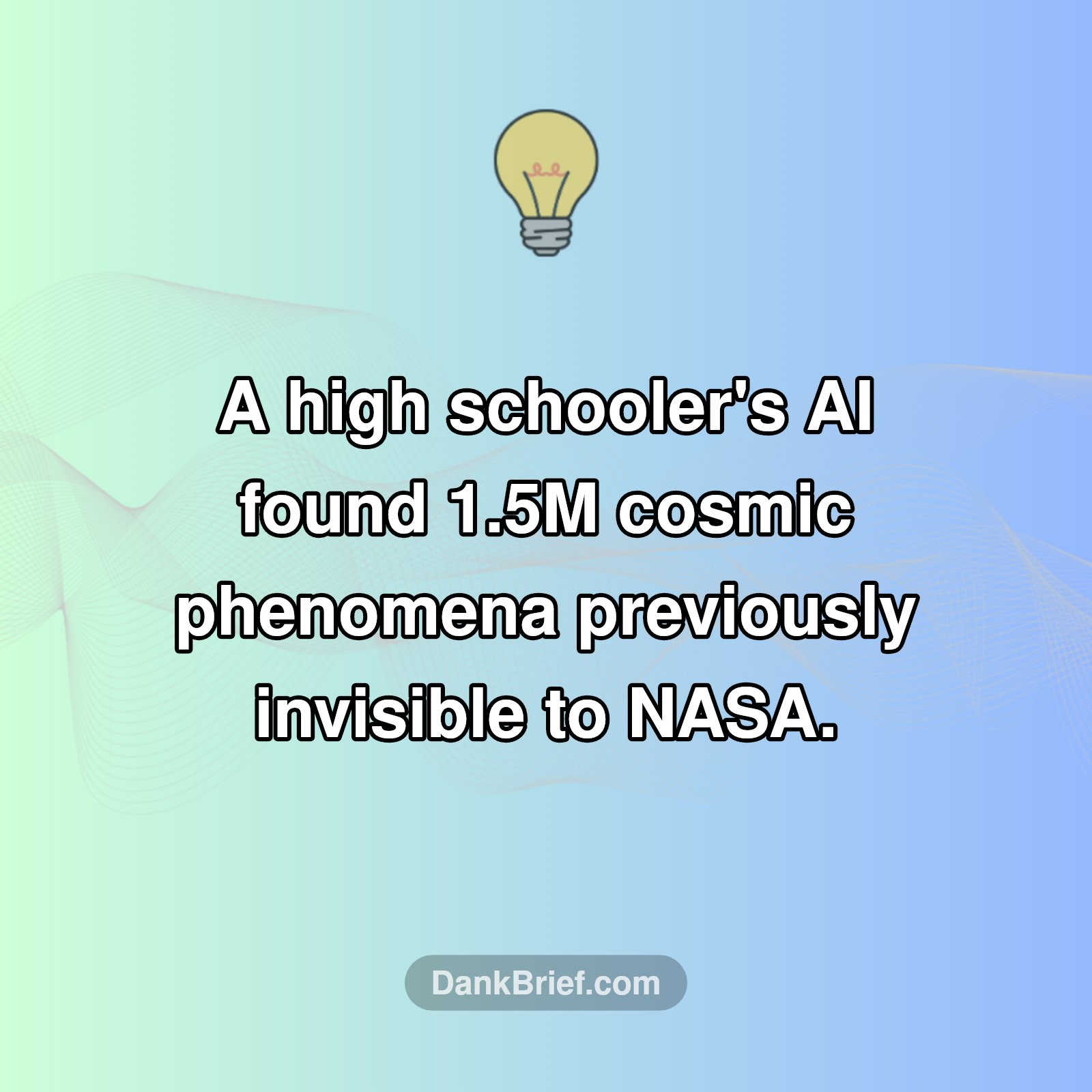 🤯 Teen Uses AI for Cosmic Discovery!