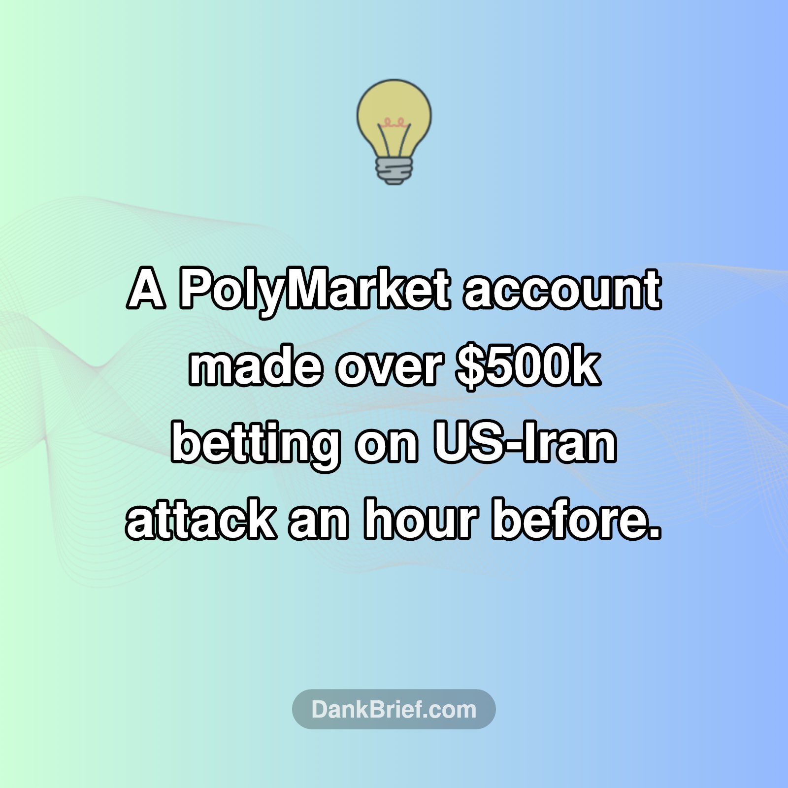 Shocking Profit from World Events