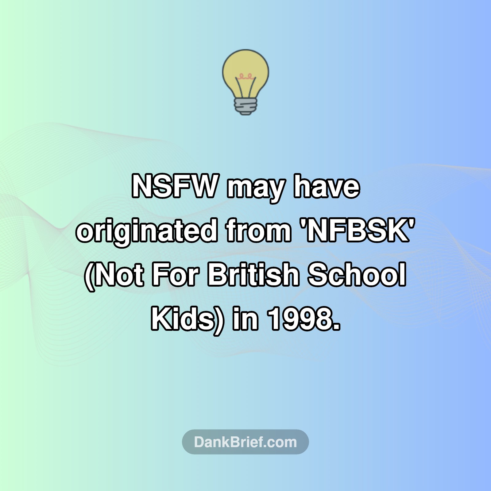 🤯 Mind-Blown Origin Story of NSFW! 🤯