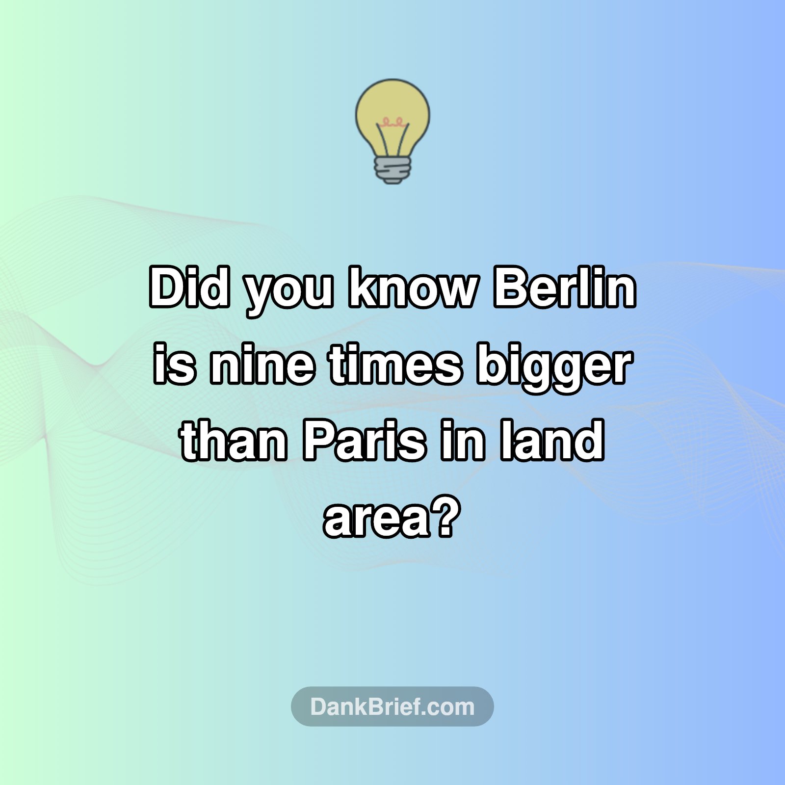 Berlin vs. Paris: The Surprising Scale