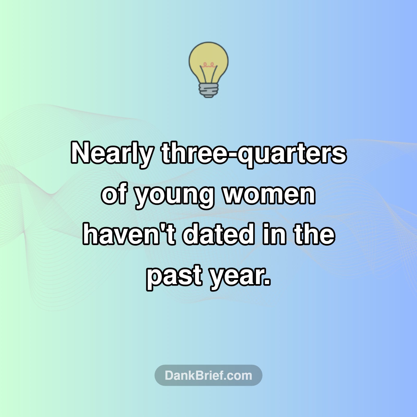 The Dating Recession: Young Adults' Surprising Reality