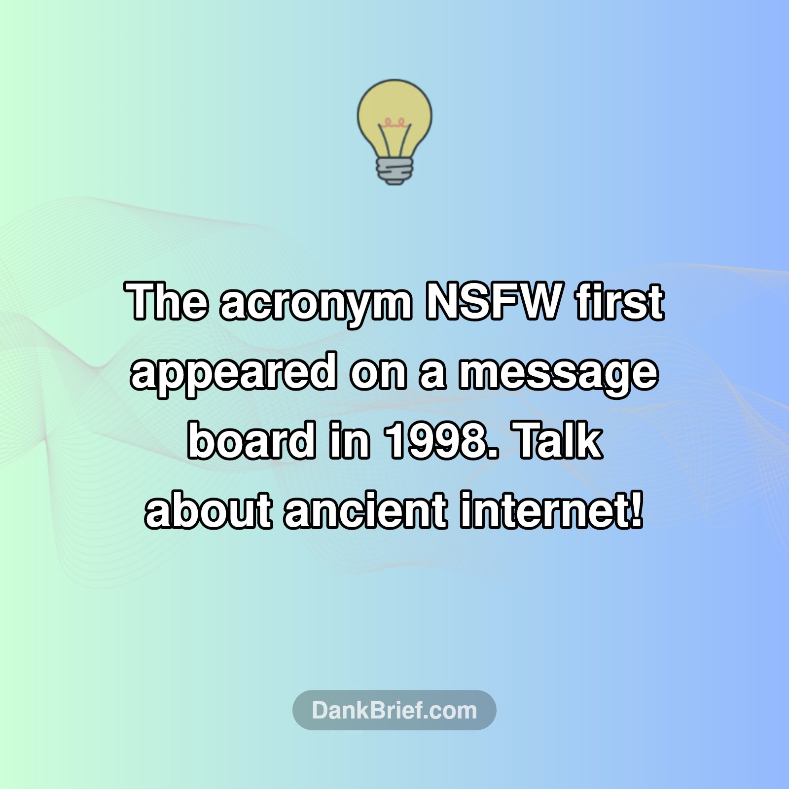 The OG NSFW Origin Story