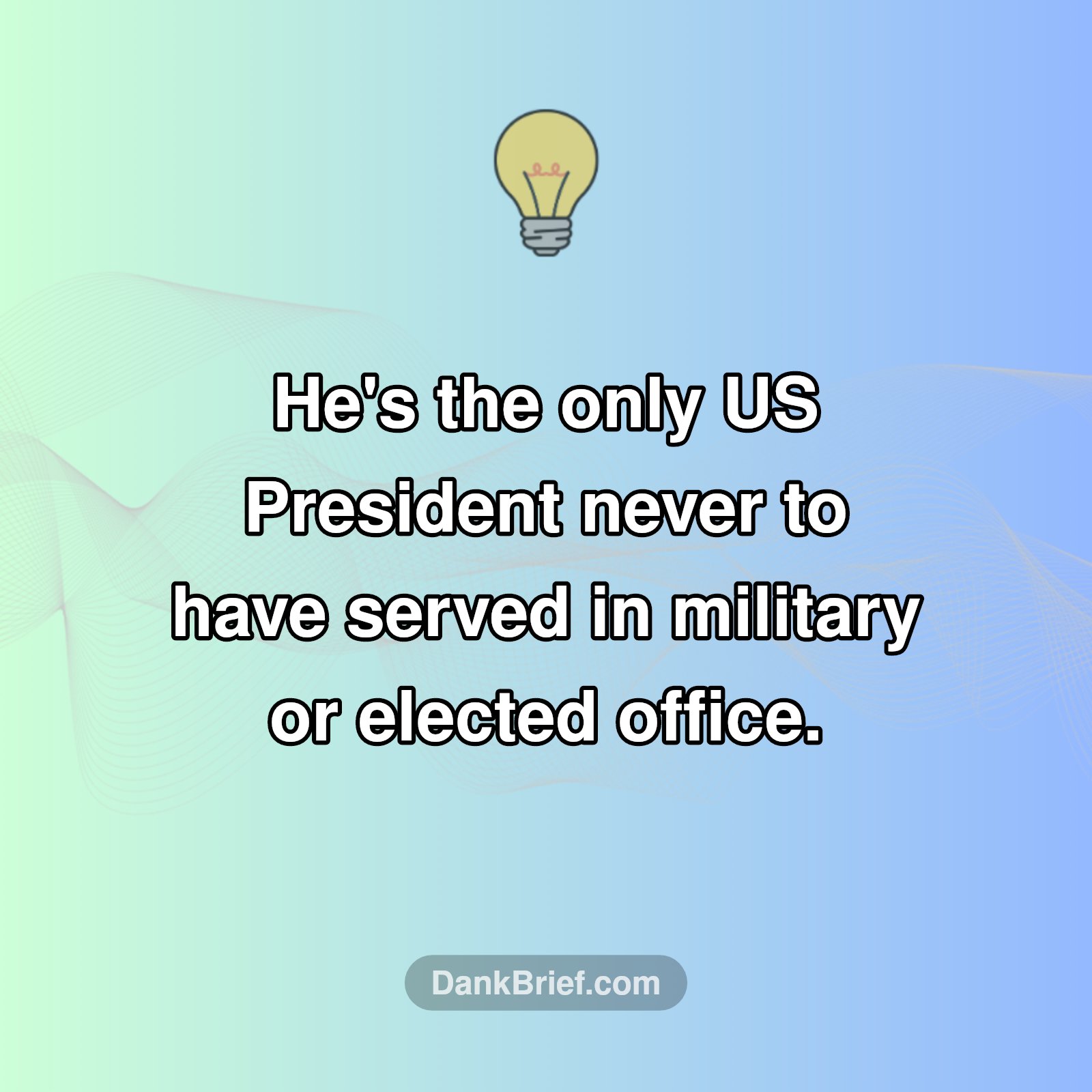 DYK: Trump's UNPRECEDENTED Presidential Resume?