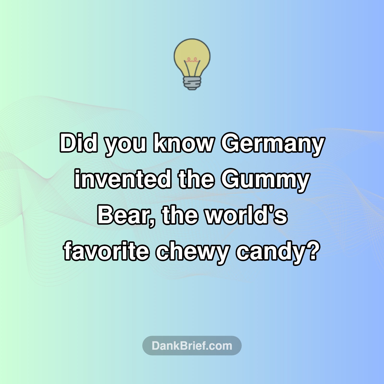 Sweet Origins: Germany's Chew-tastic Invention!