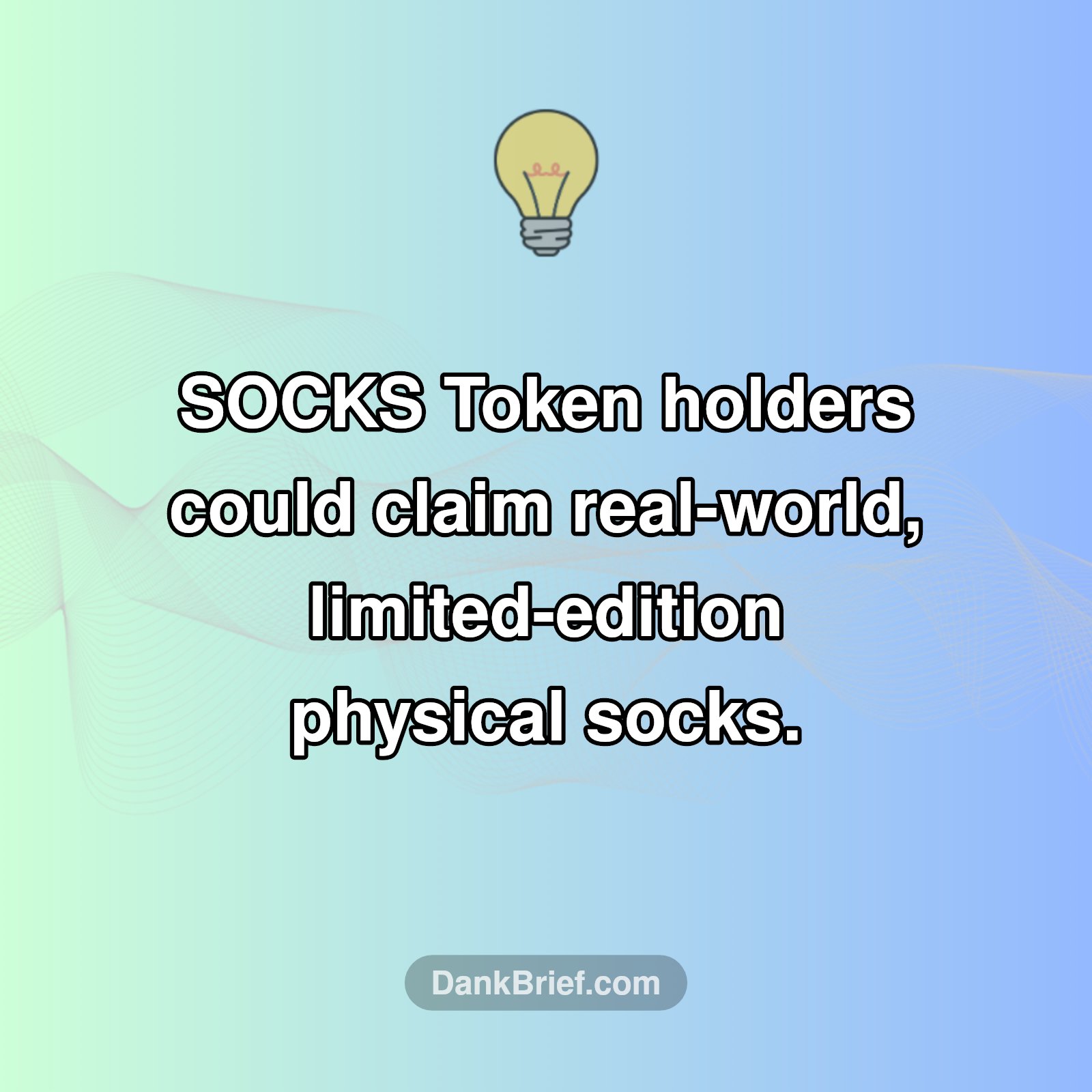 Beyond Digital: Your Crypto Could Get You Socks?