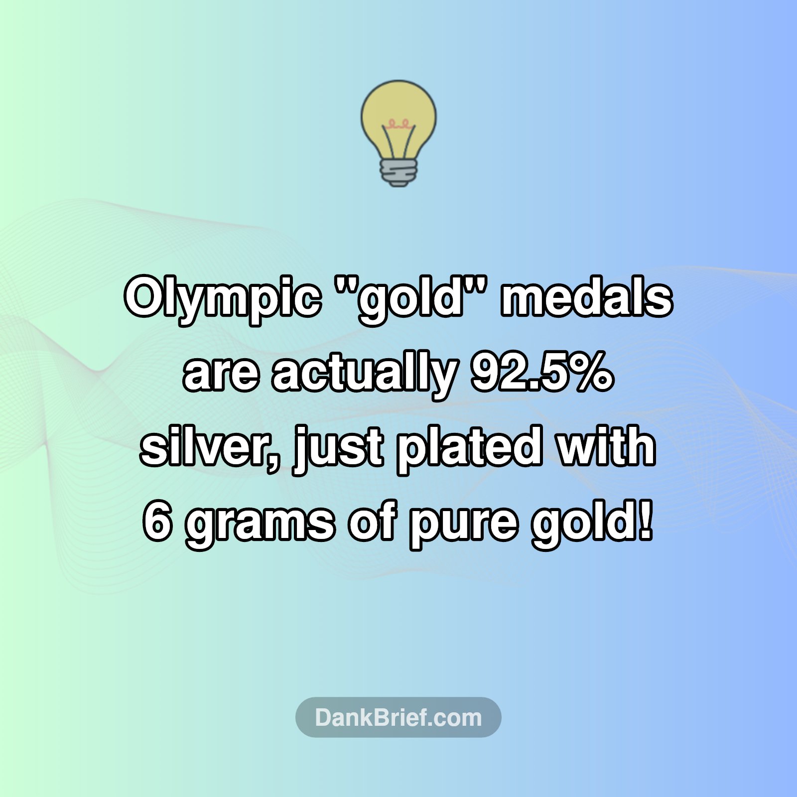 Gold Medals Aren't What You Think!