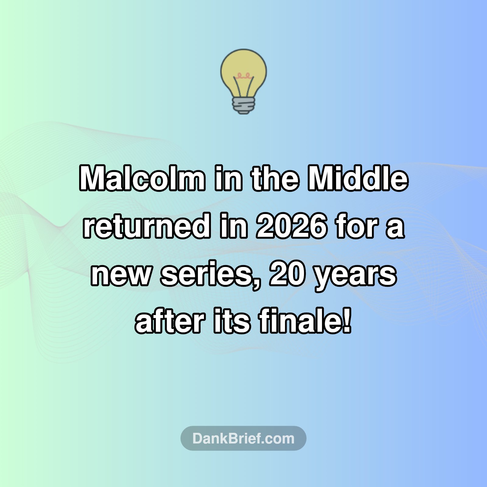 Malcolm's Back! (Again!)