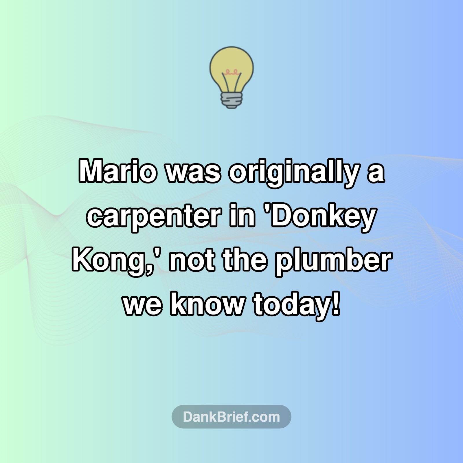 Wait, Mario Was WHAT?!