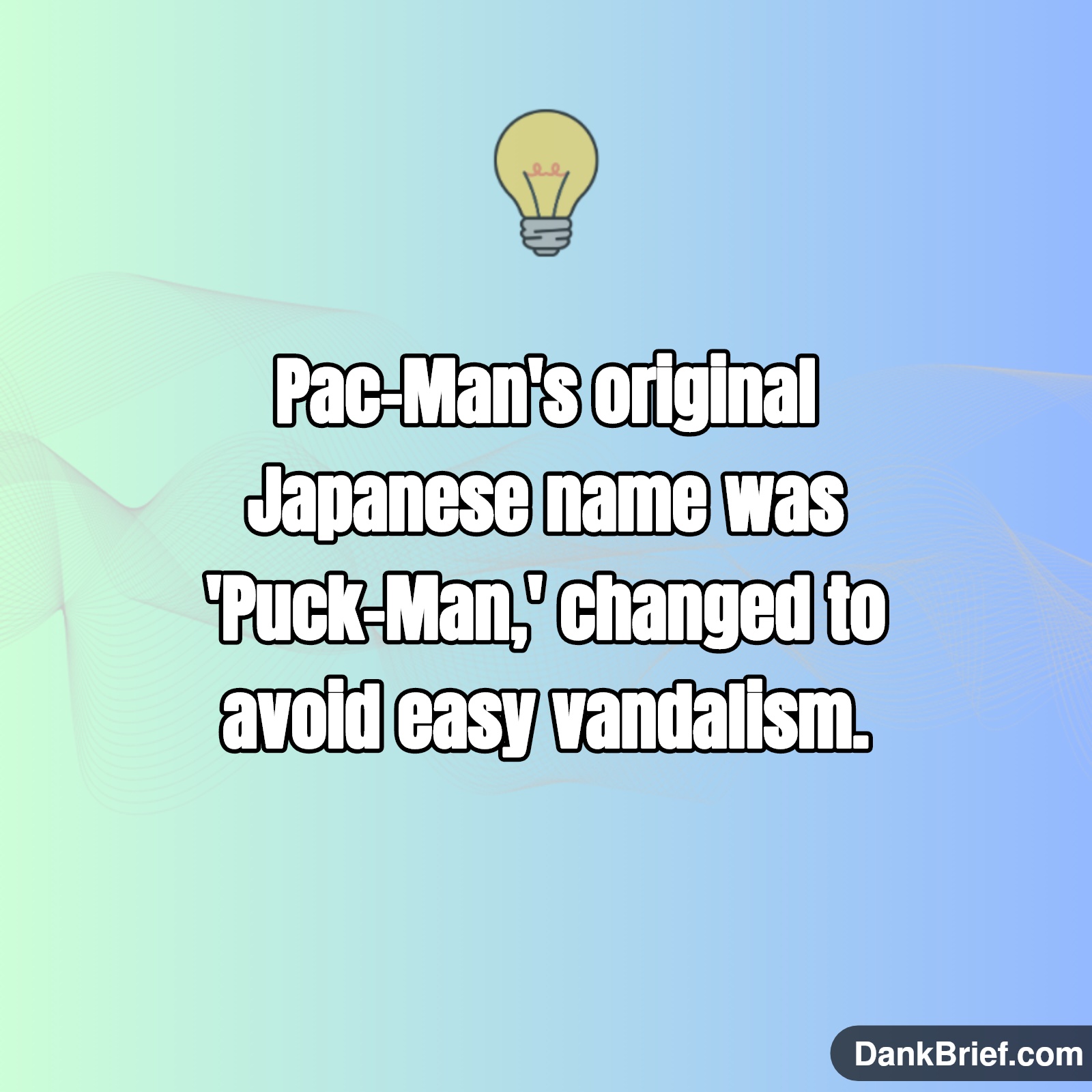 Did You Know… Pac-Man's OG Name?