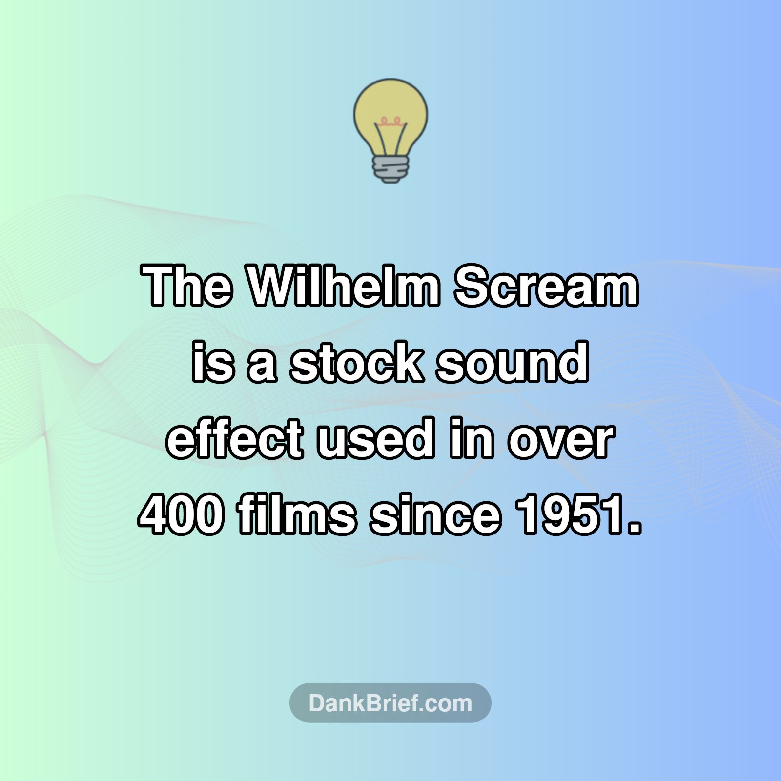 That iconic movie scream?