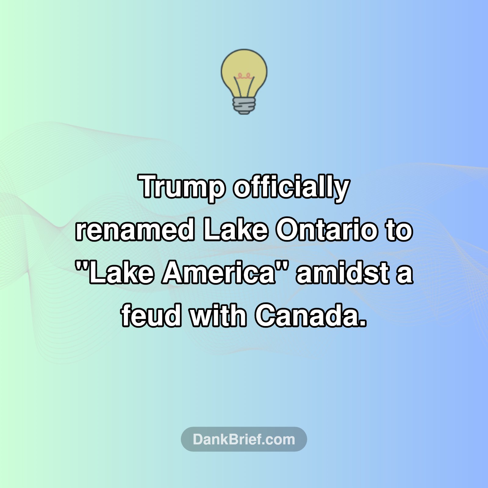 Canada-US Lake Spat!