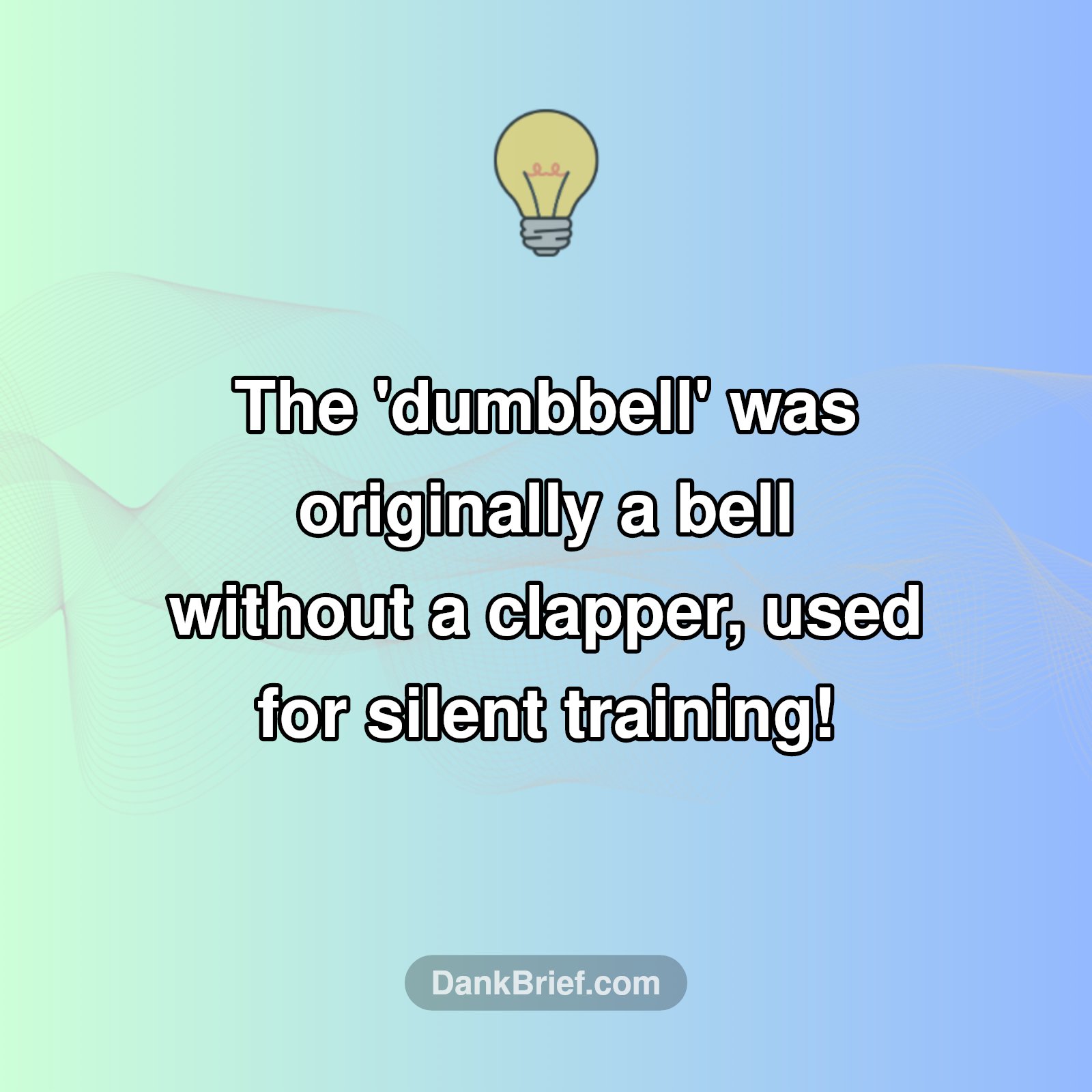 Mind Blown: Why a 'Dumbbell' Is Called That!