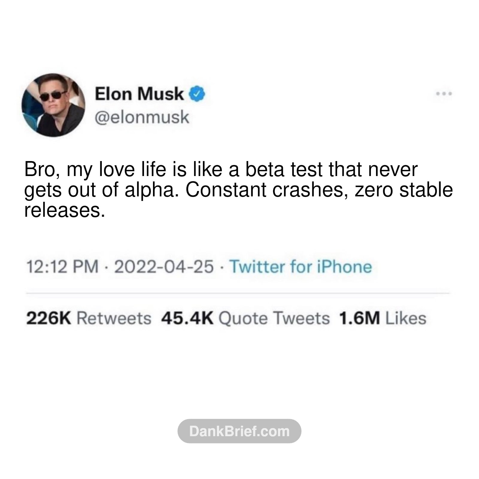 Real talk tho