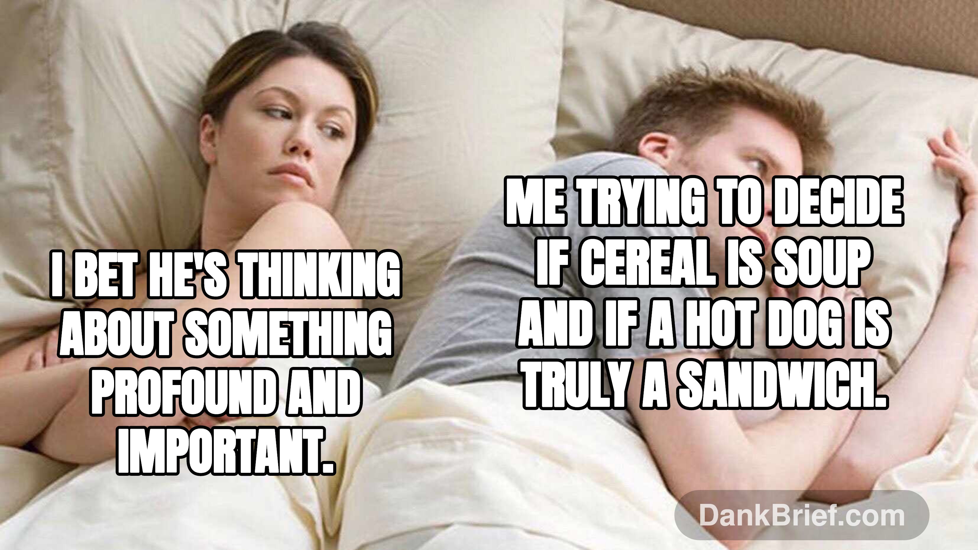 The deep thoughts of an ordinary man