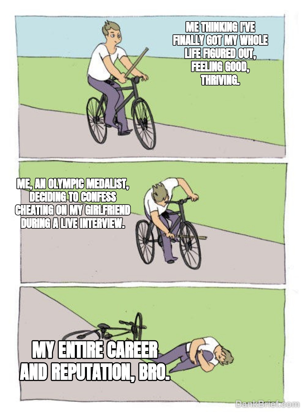 Me when I self-sabotage for internet points (or public confession)