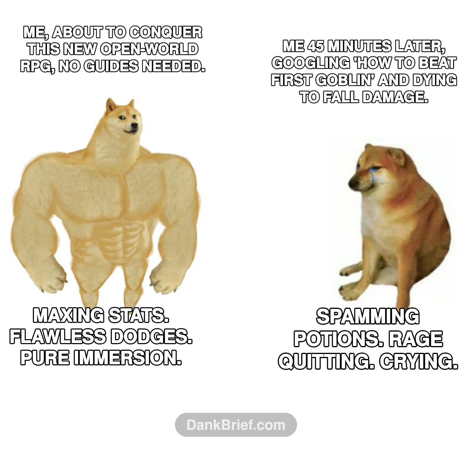 POV: My gaming ambitions vs. my actual skill level