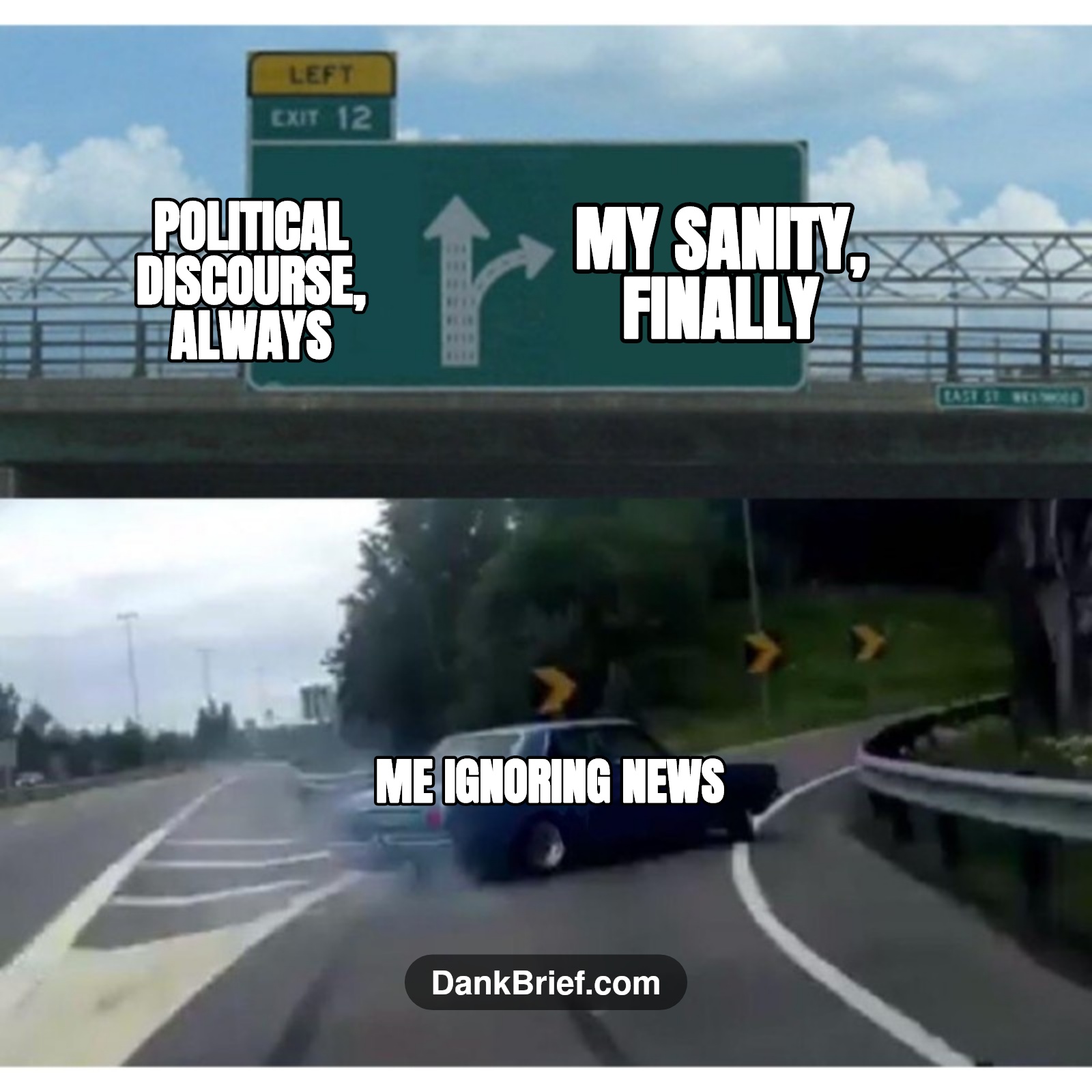 Me trying to maintain sanity while doomscrolling