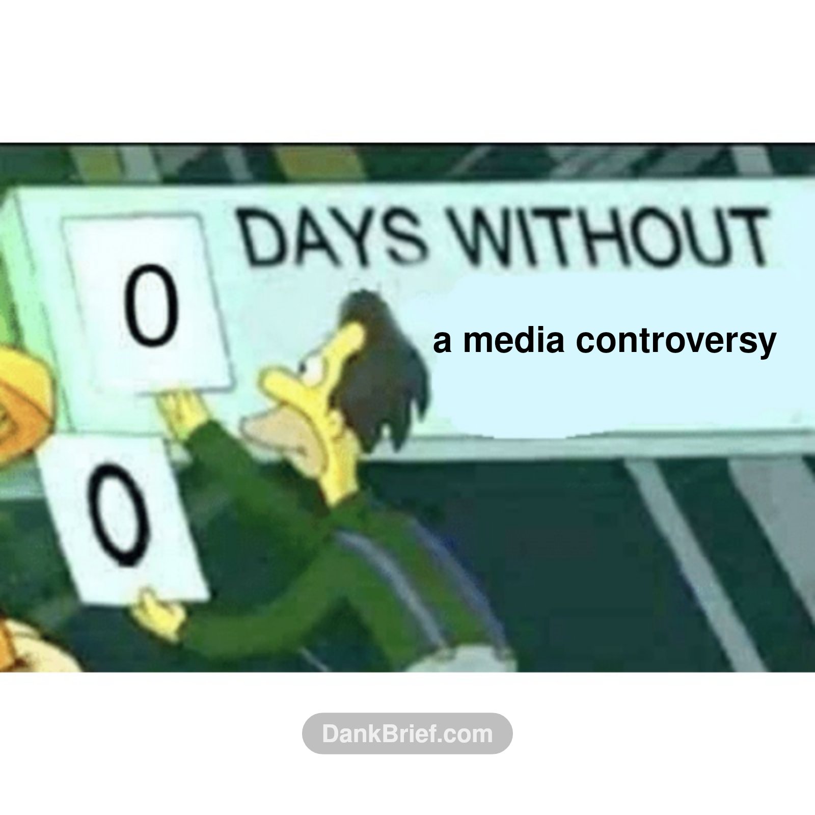 POV: You're just trying to keep up with the news cycle