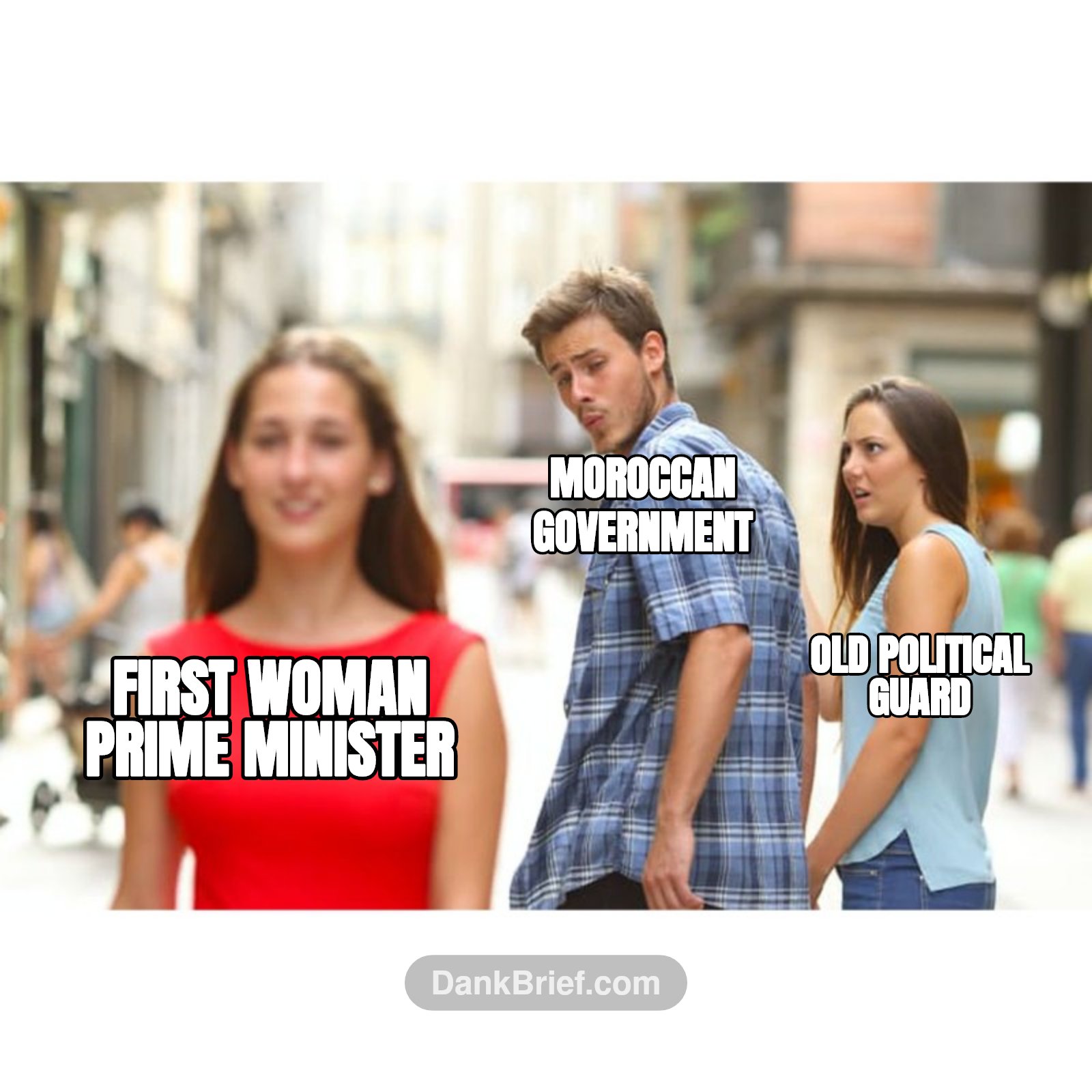 Old political guard / Moroccan government / First woman Prime Minister