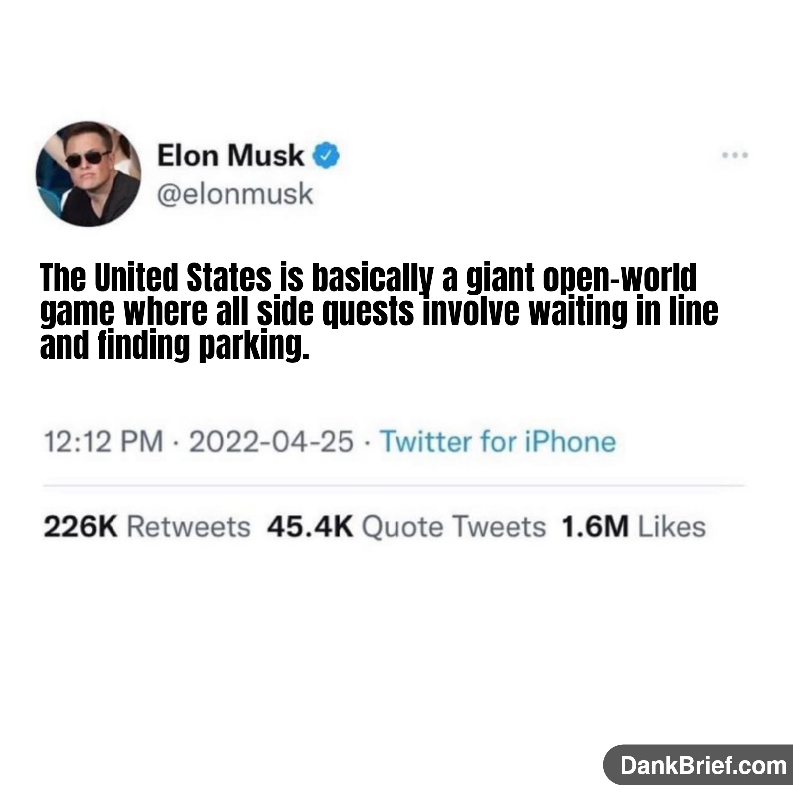 He's not wrong tho