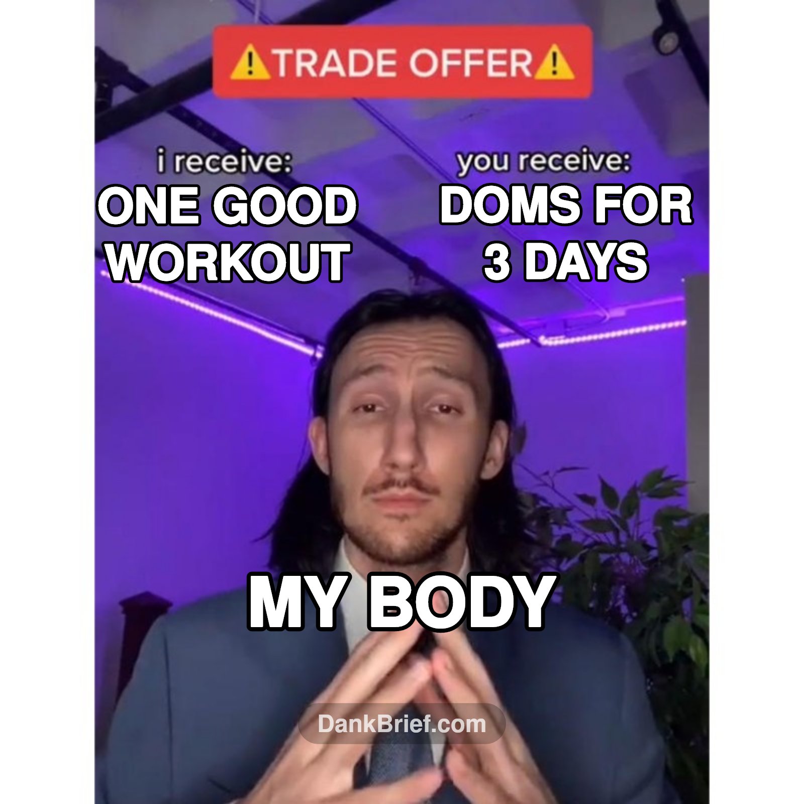 POV: You actually went to the gym