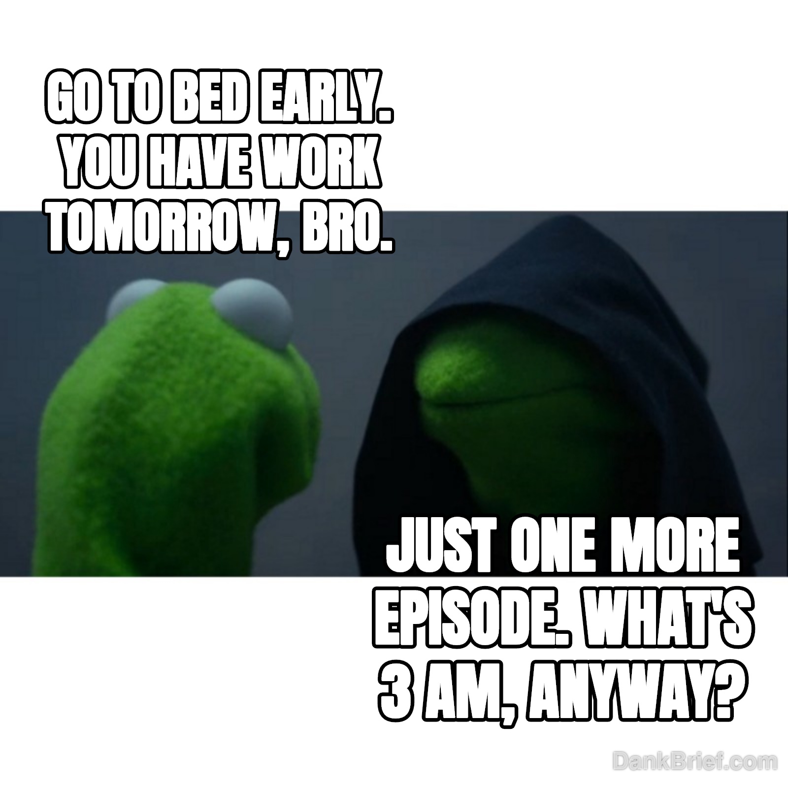 My nightly internal debate