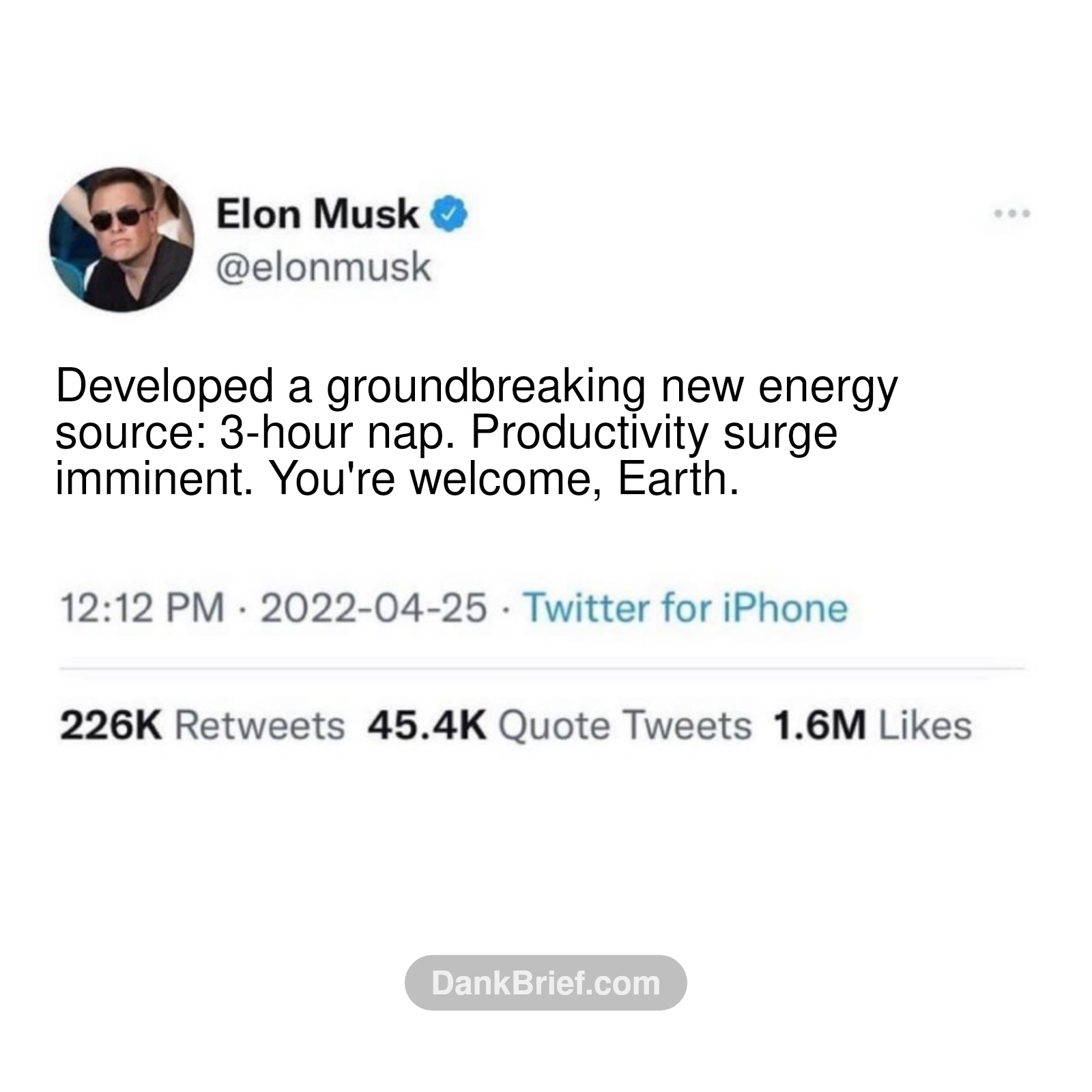 Elon's latest innovation hits different