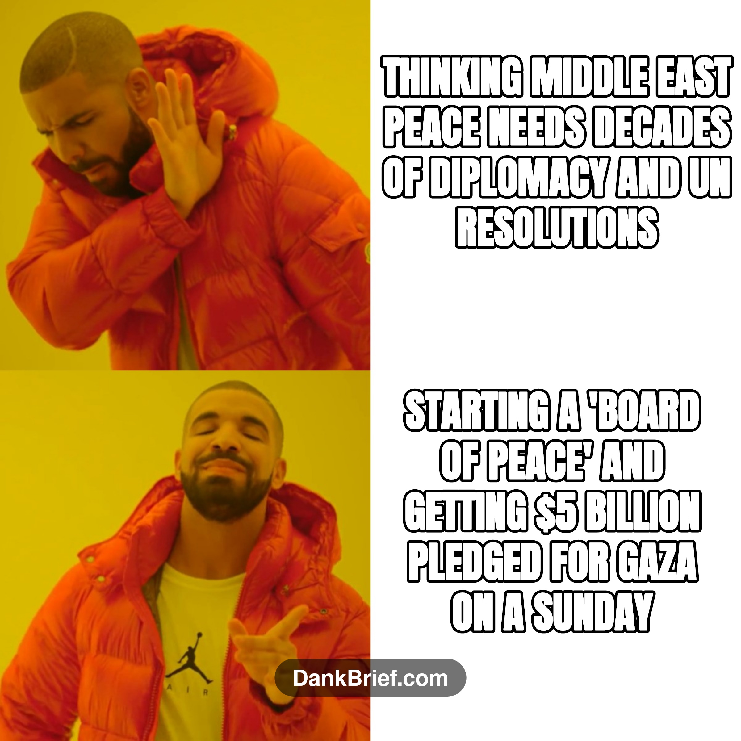 POV: You thought peace was complicated, then Trump dropped this.