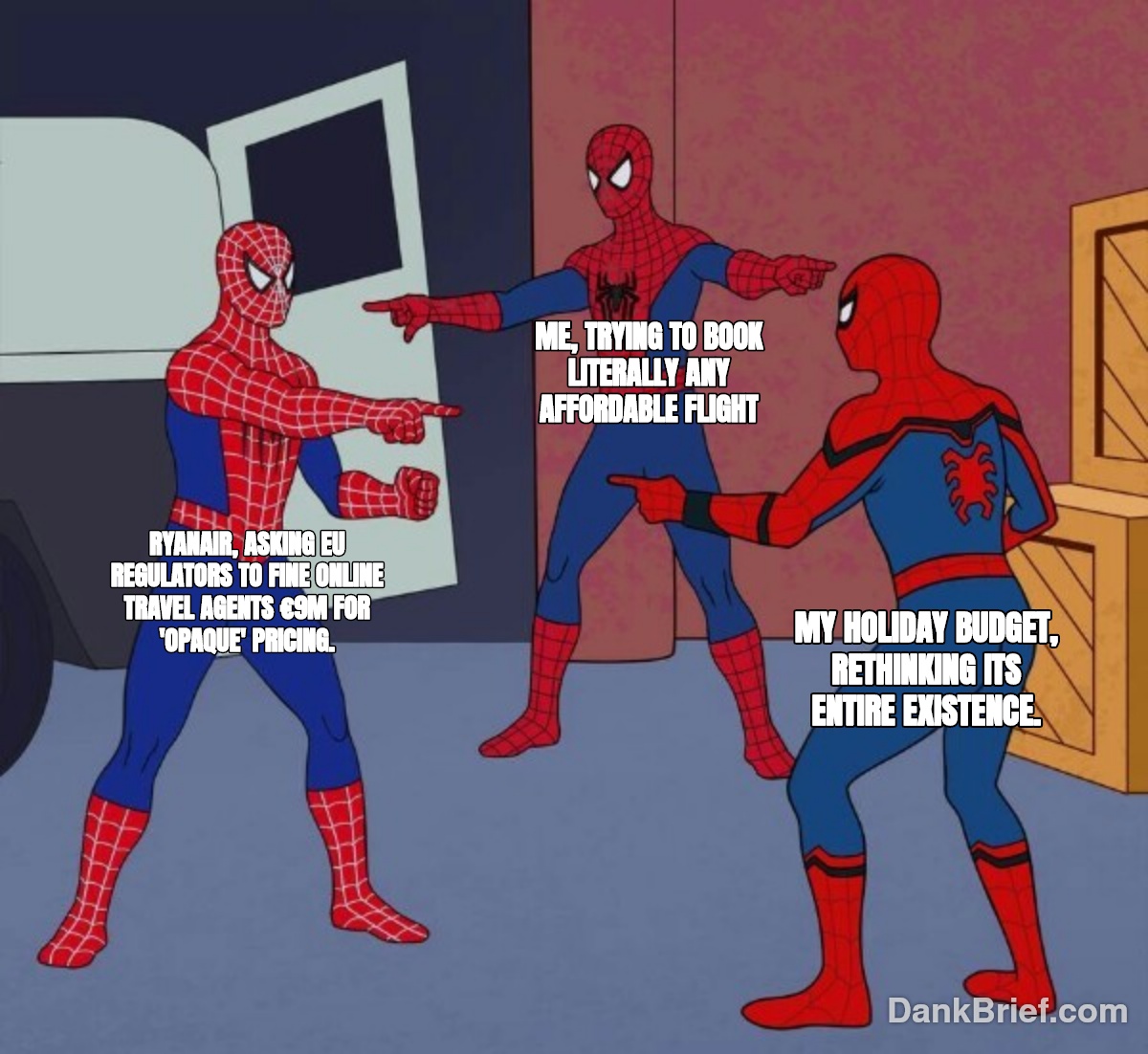 Just trying to get away, EU!